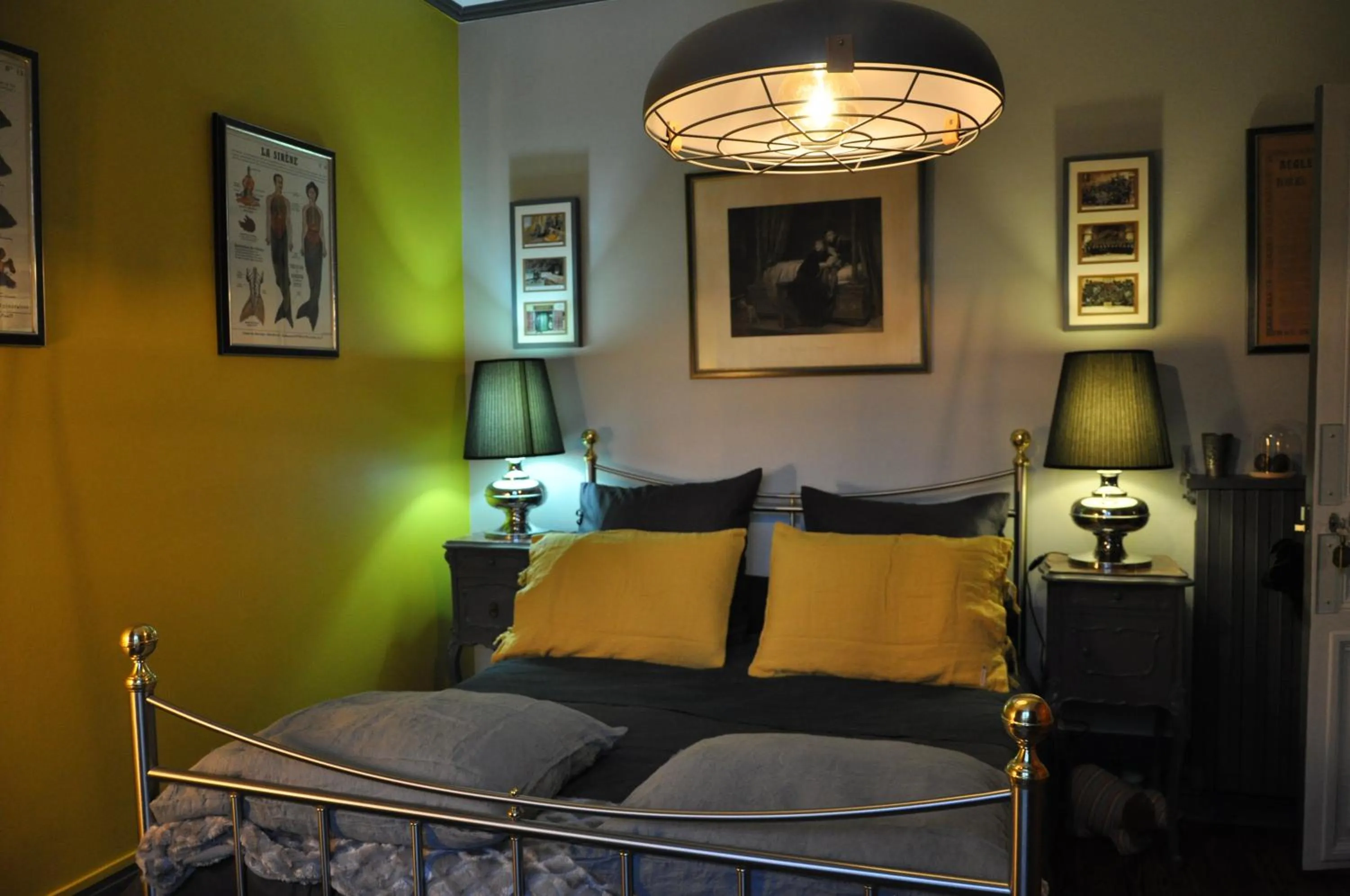 Bed in Villa le Cloky