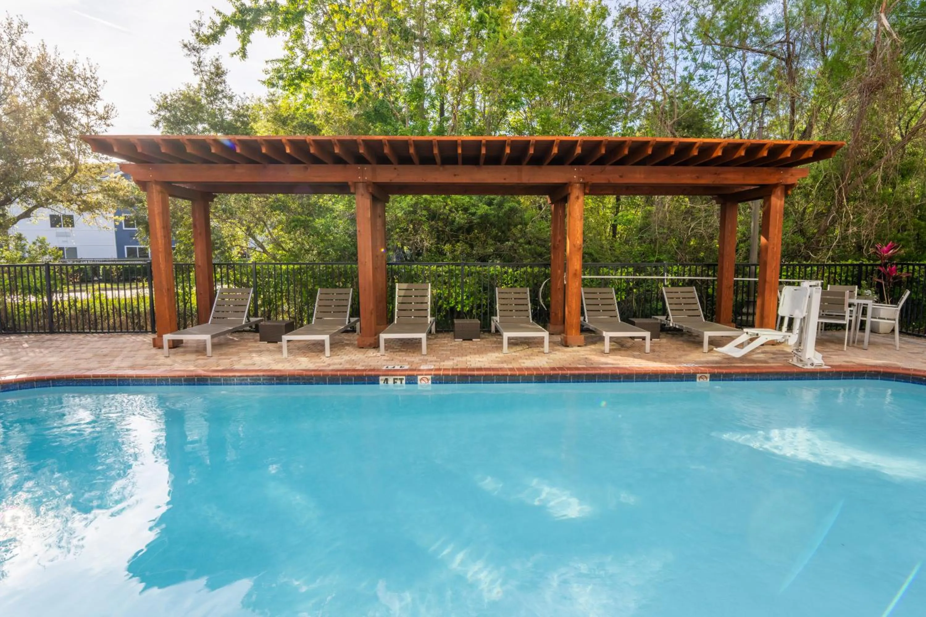 Patio in Fairfield Inn & Suites Jacksonville Butler Boulevard