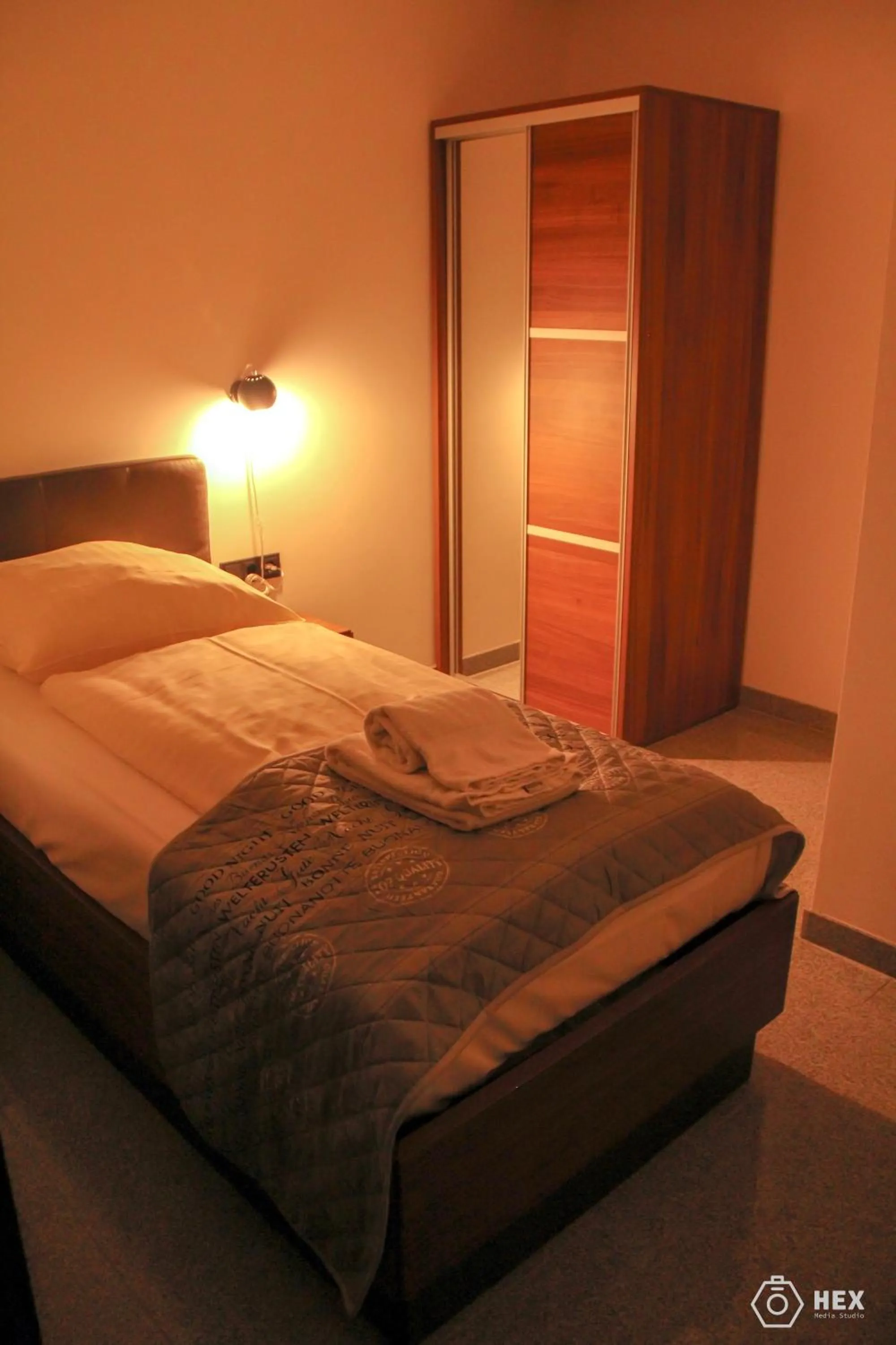 Bed in Bluestone Boarding Apartments