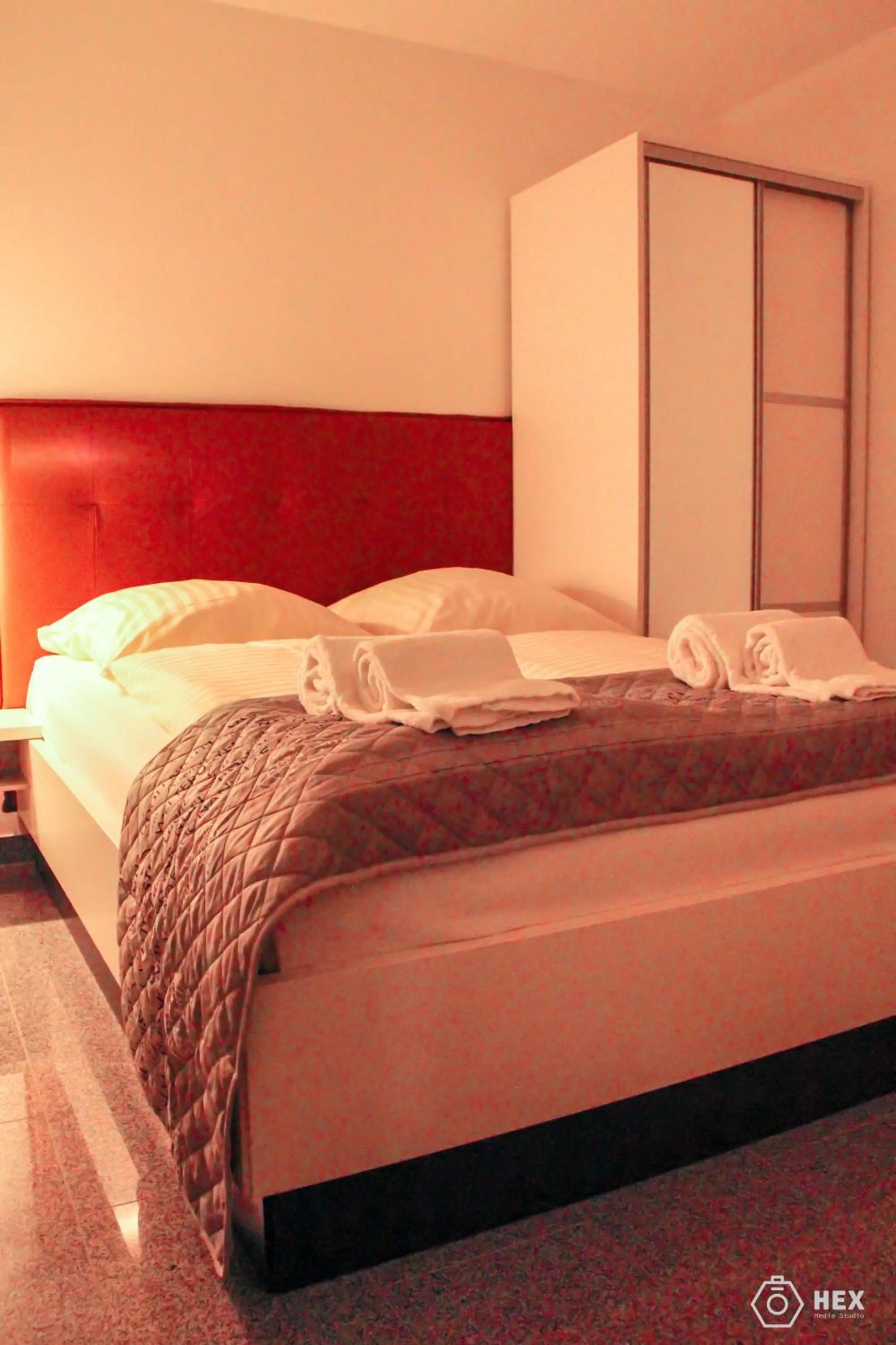 Bed in Bluestone Boarding Apartments