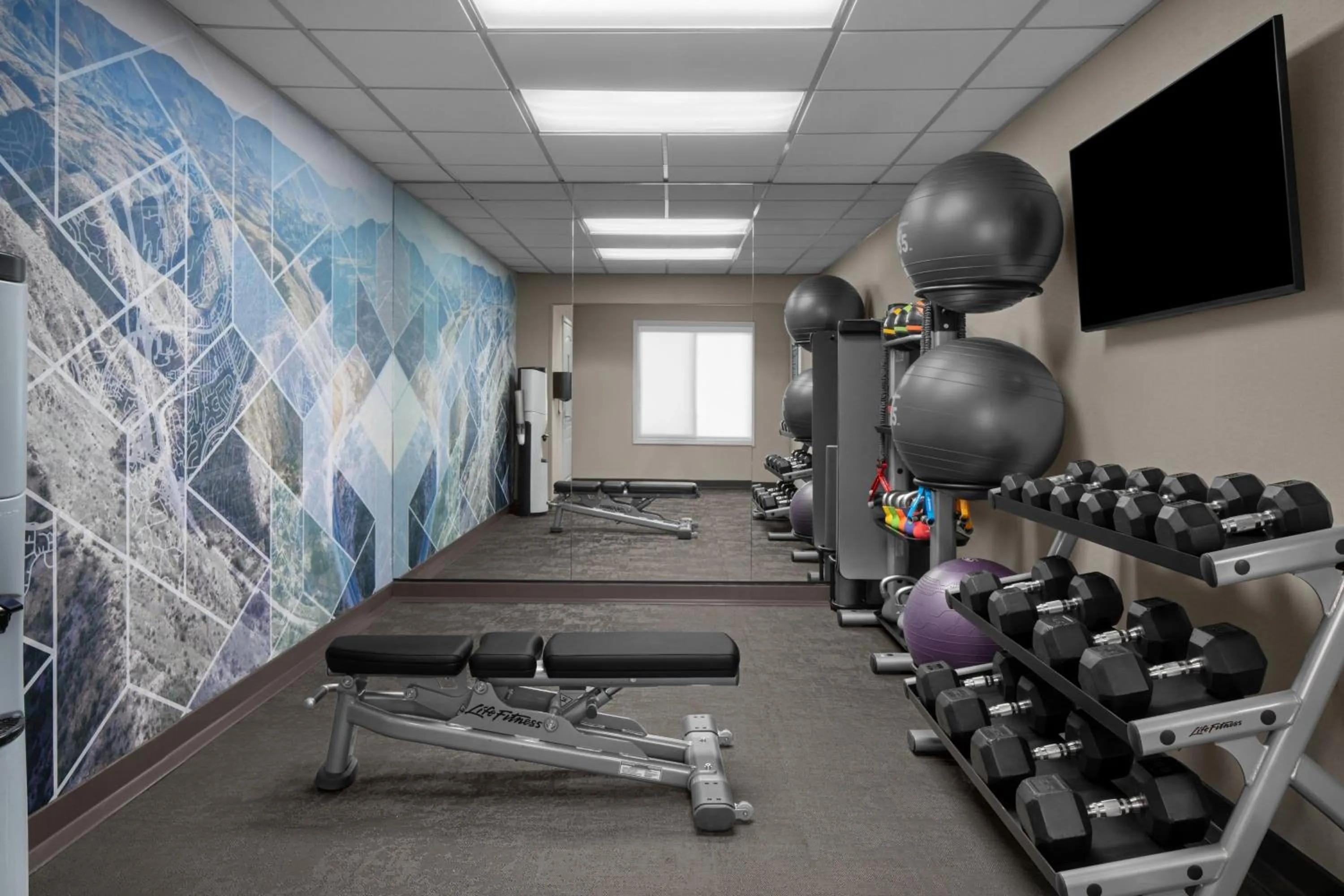 Fitness centre/facilities in Residence Inn by Marriott Santa Clarita Valencia