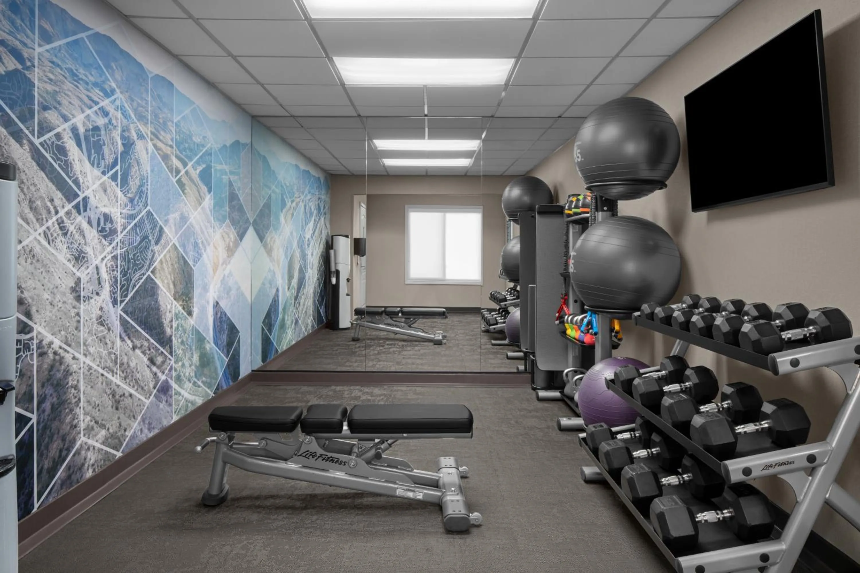 Fitness centre/facilities in Residence Inn by Marriott Santa Clarita Valencia