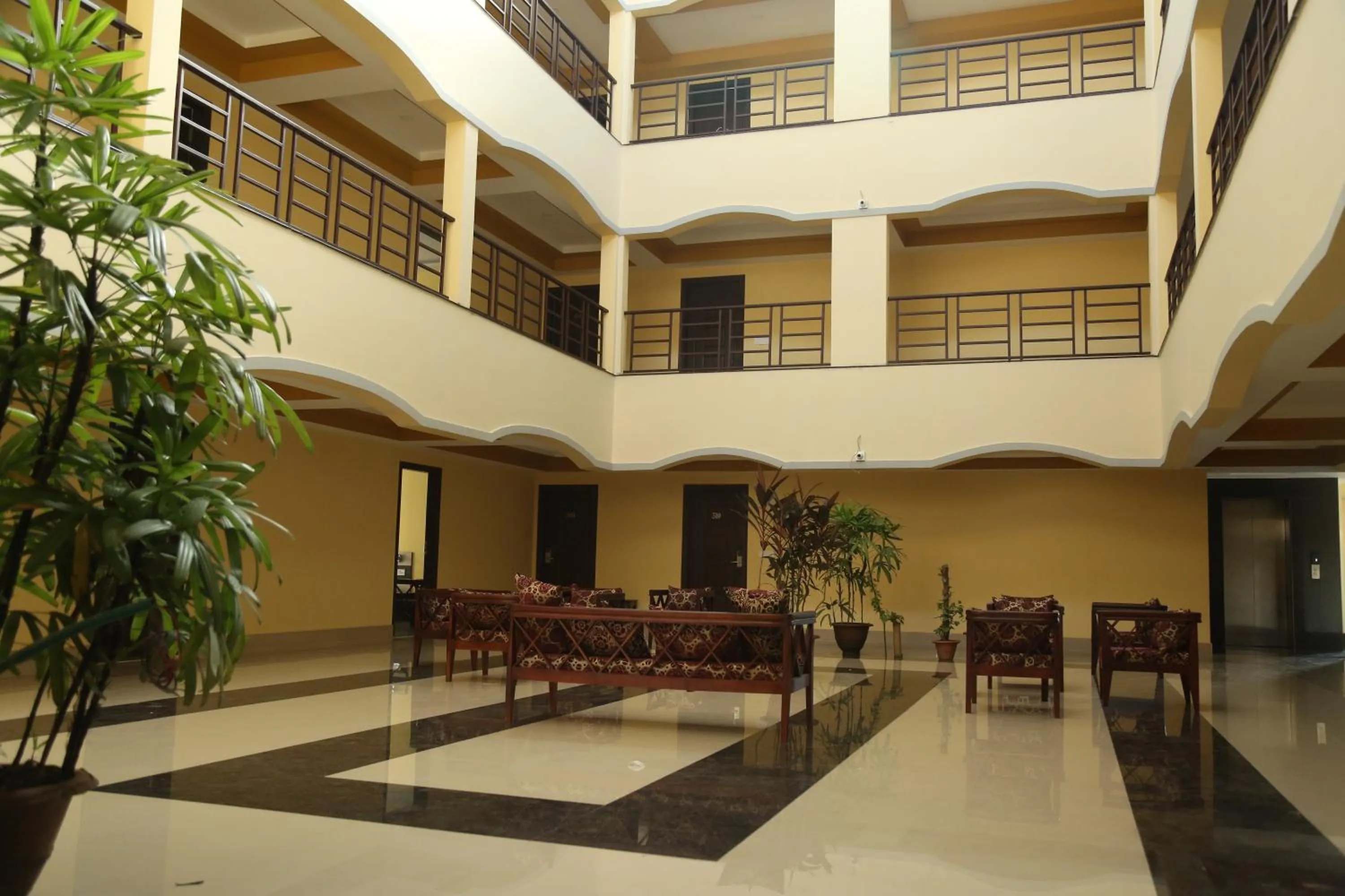 Lobby or reception in The Loft Hotel, Siliguri