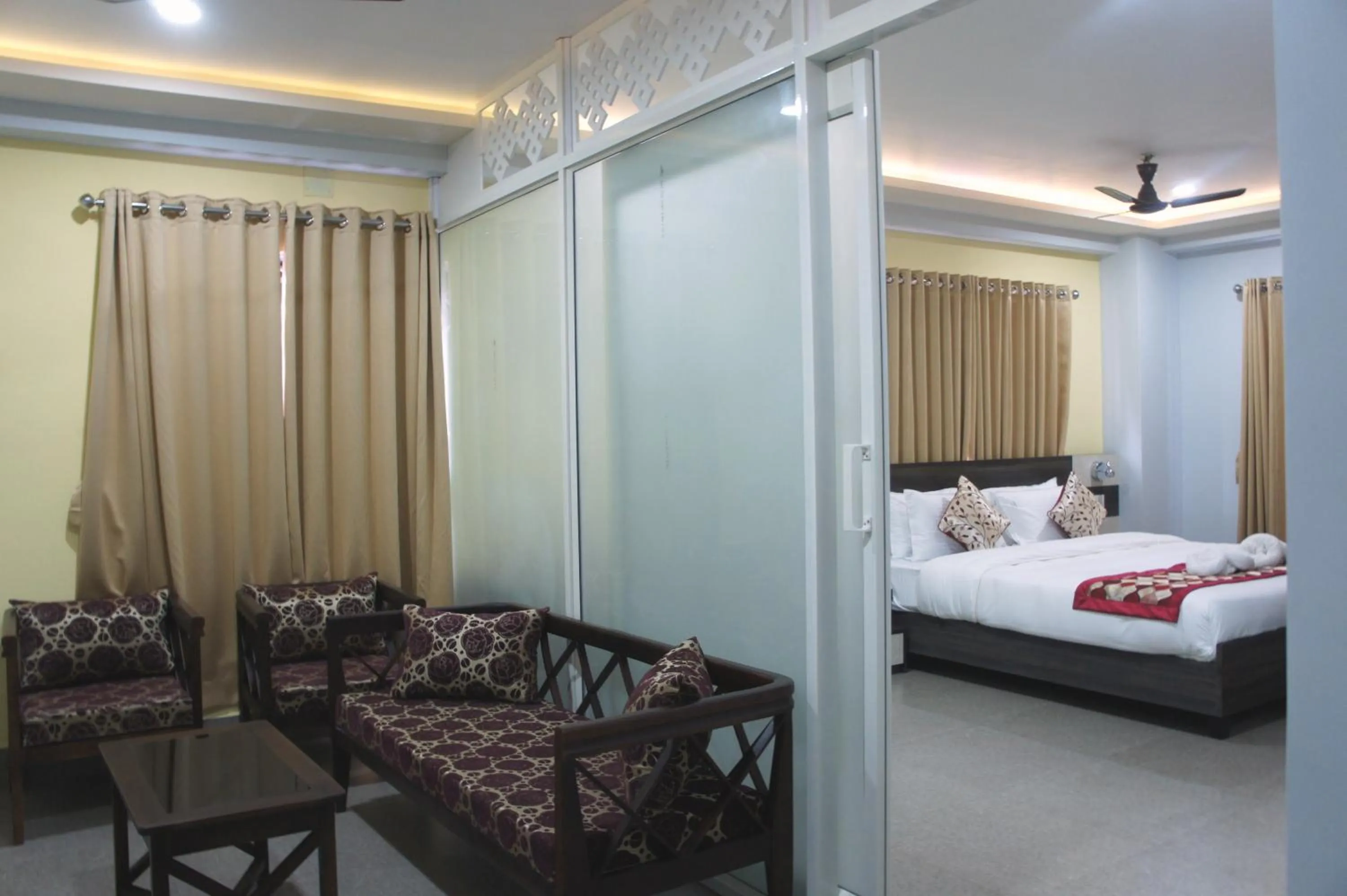 Photo of the whole room, Bed in The Loft Hotel, Siliguri