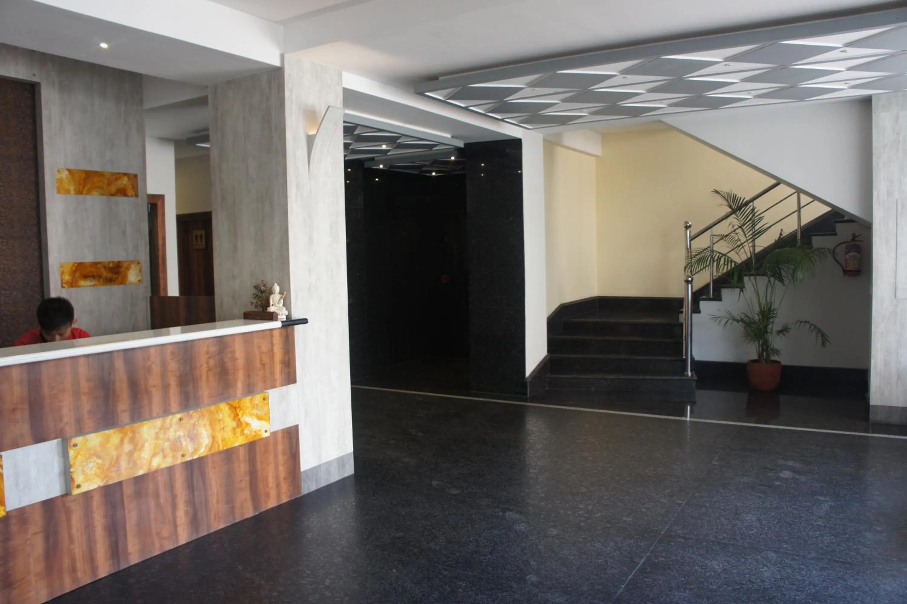 Lobby or reception in The Loft Hotel, Siliguri