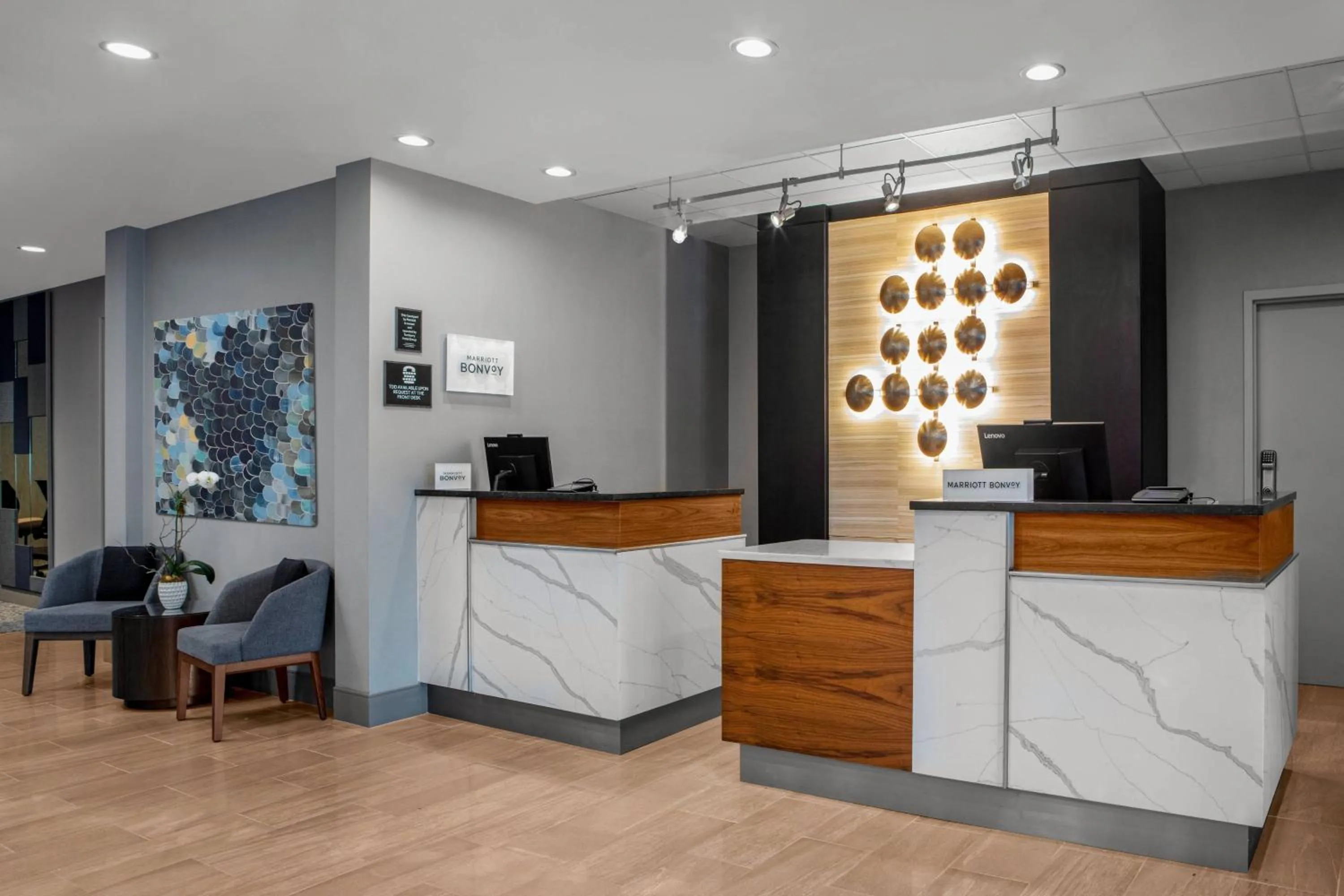 Lobby or reception in Courtyard by Marriott Miami Aventura Mall