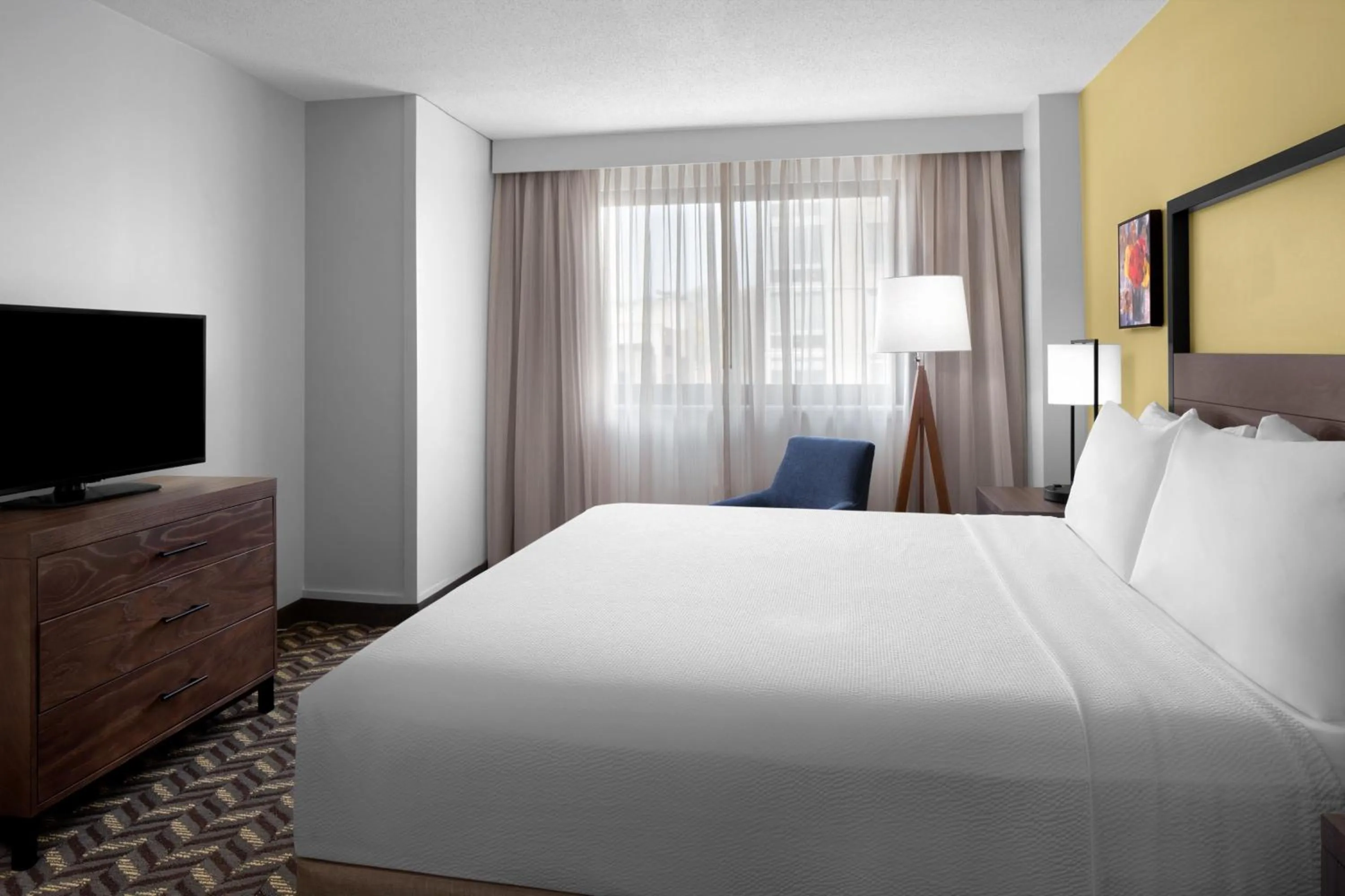Bedroom, Bed in Residence Inn White Plains Westchester County
