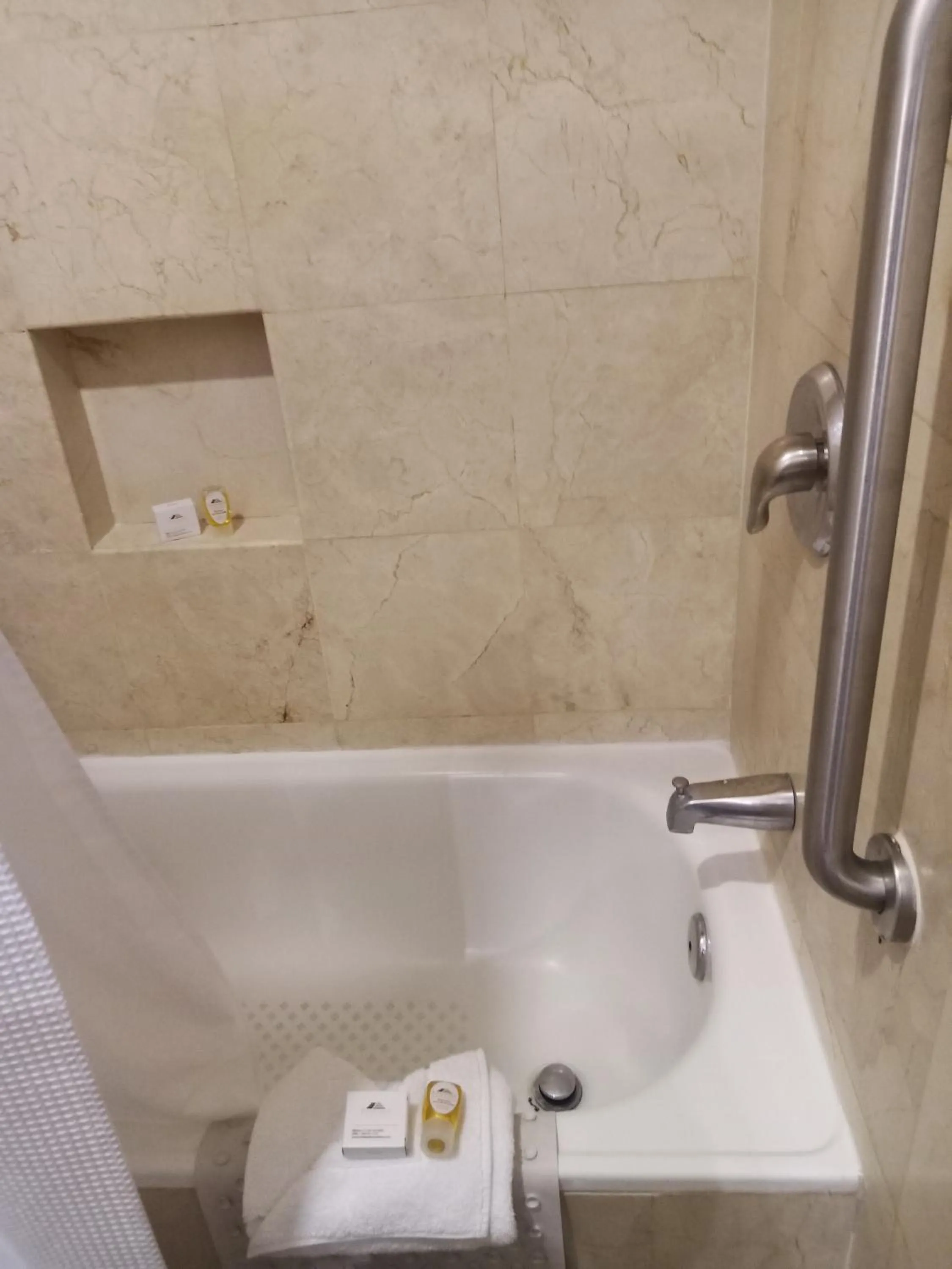 Shower in Hotel Palacio Azteca Tijuana, Trademark by Wyndham