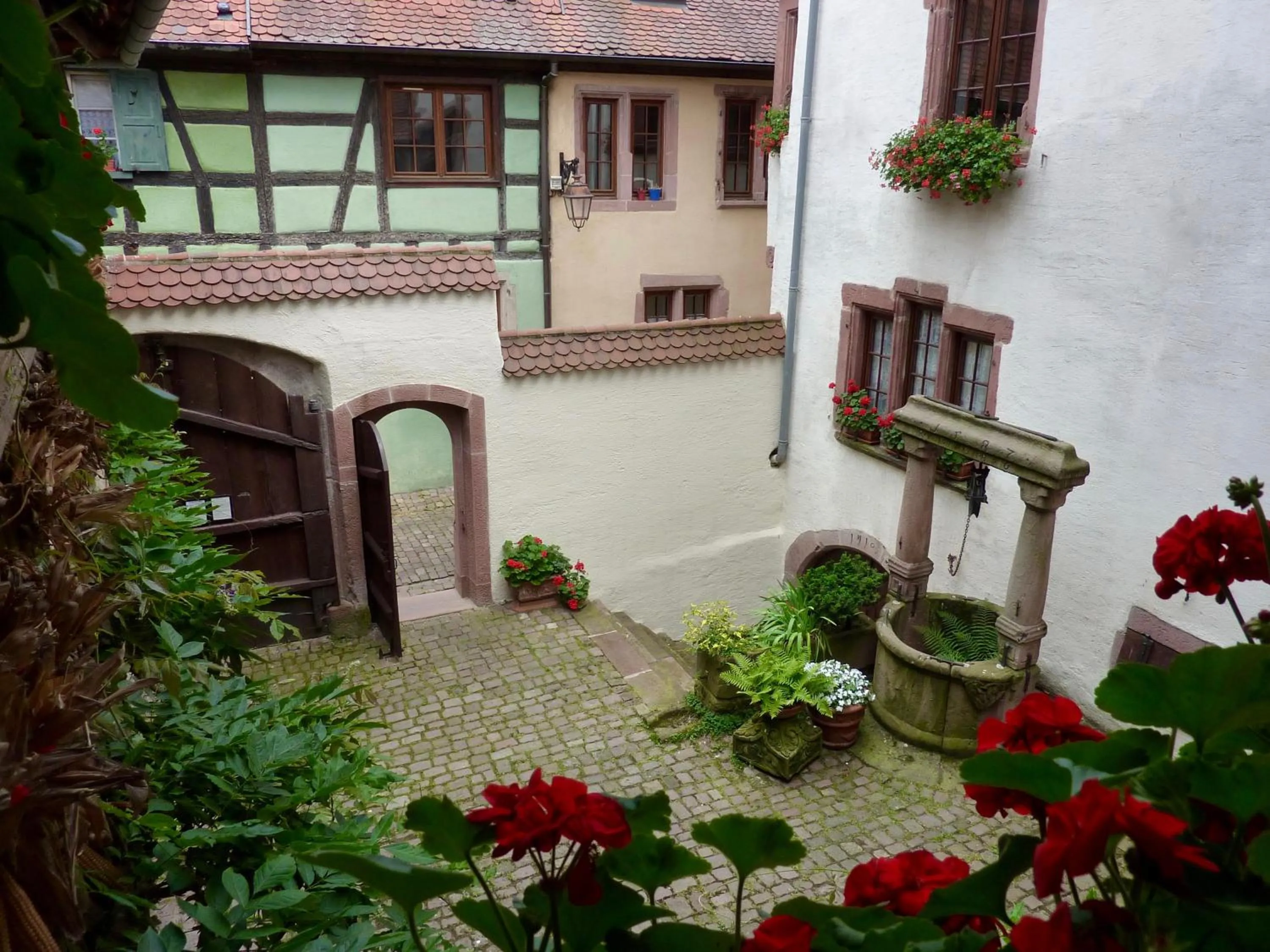 View (from property/room) in ADRIHOF à Riquewihr, Cour de l'Abbaye d'Autrey