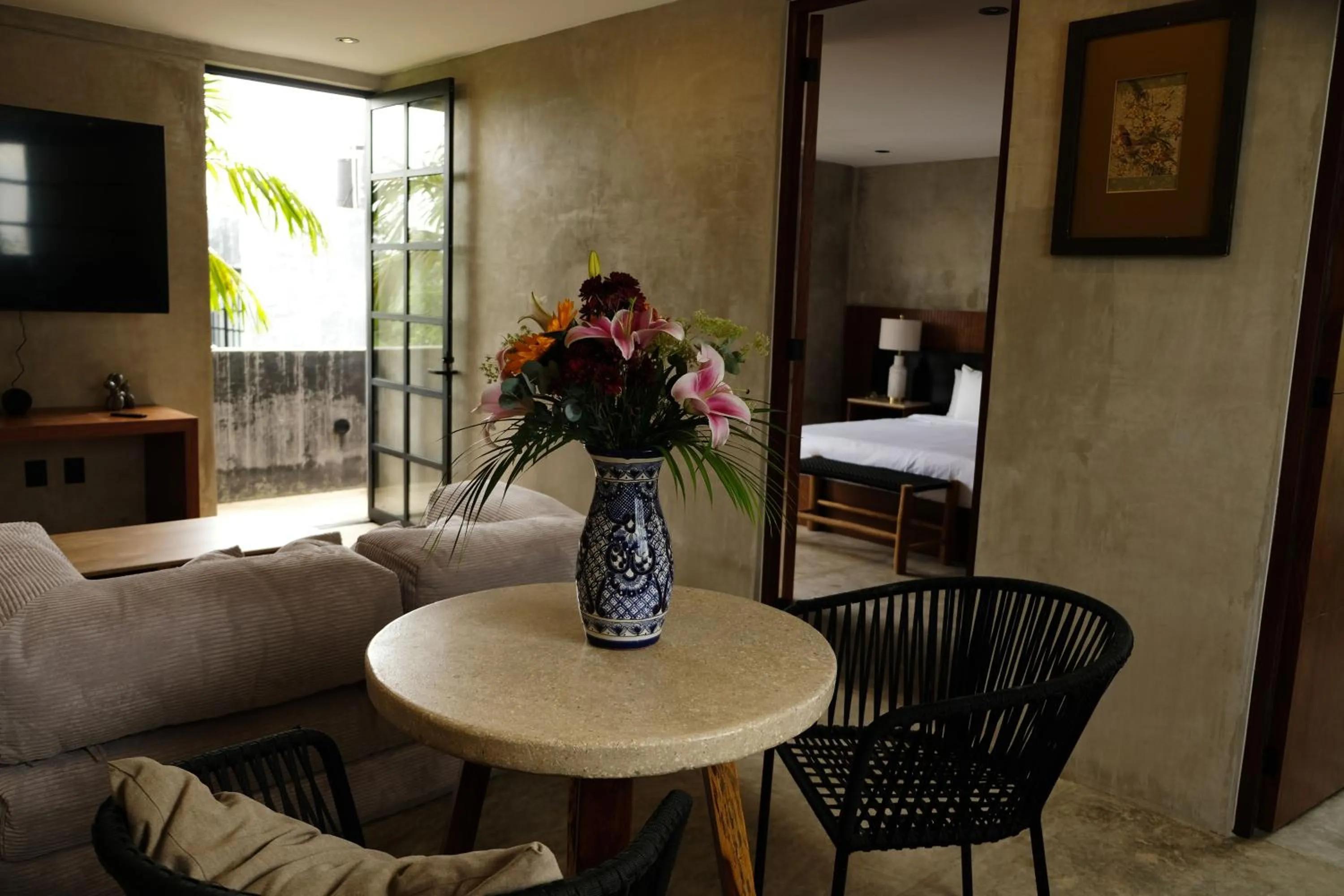 Bed in Turquoise Tulum Hotel