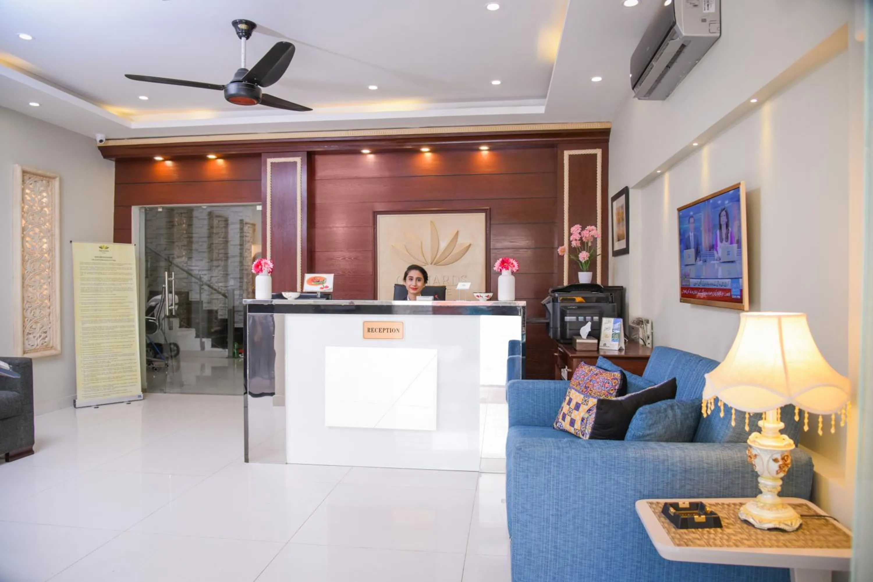 People in Orchards Cottage Hotel