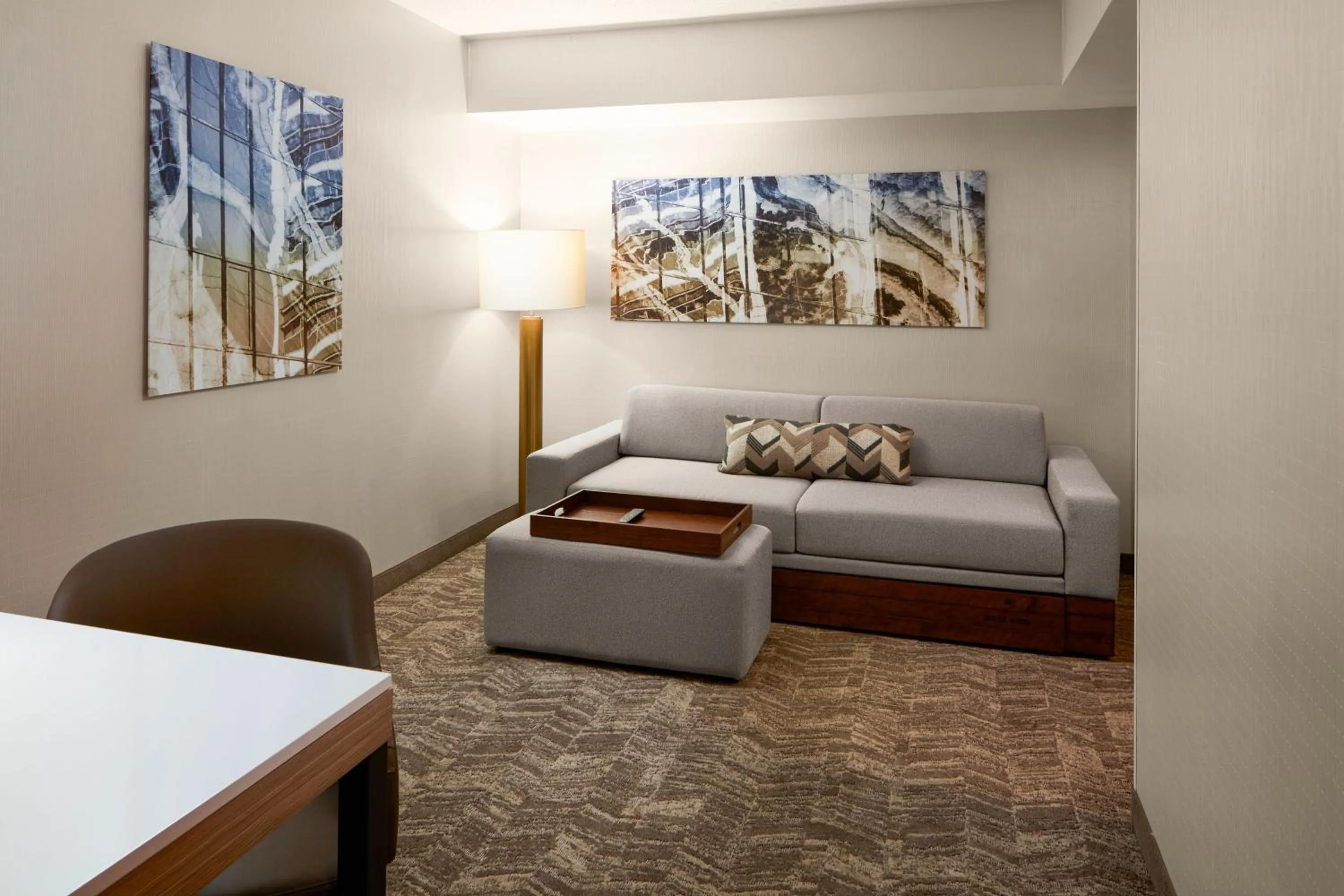 Photo of the whole room, Bed in SpringHill Suites by Marriott Virginia Beach Oceanfront