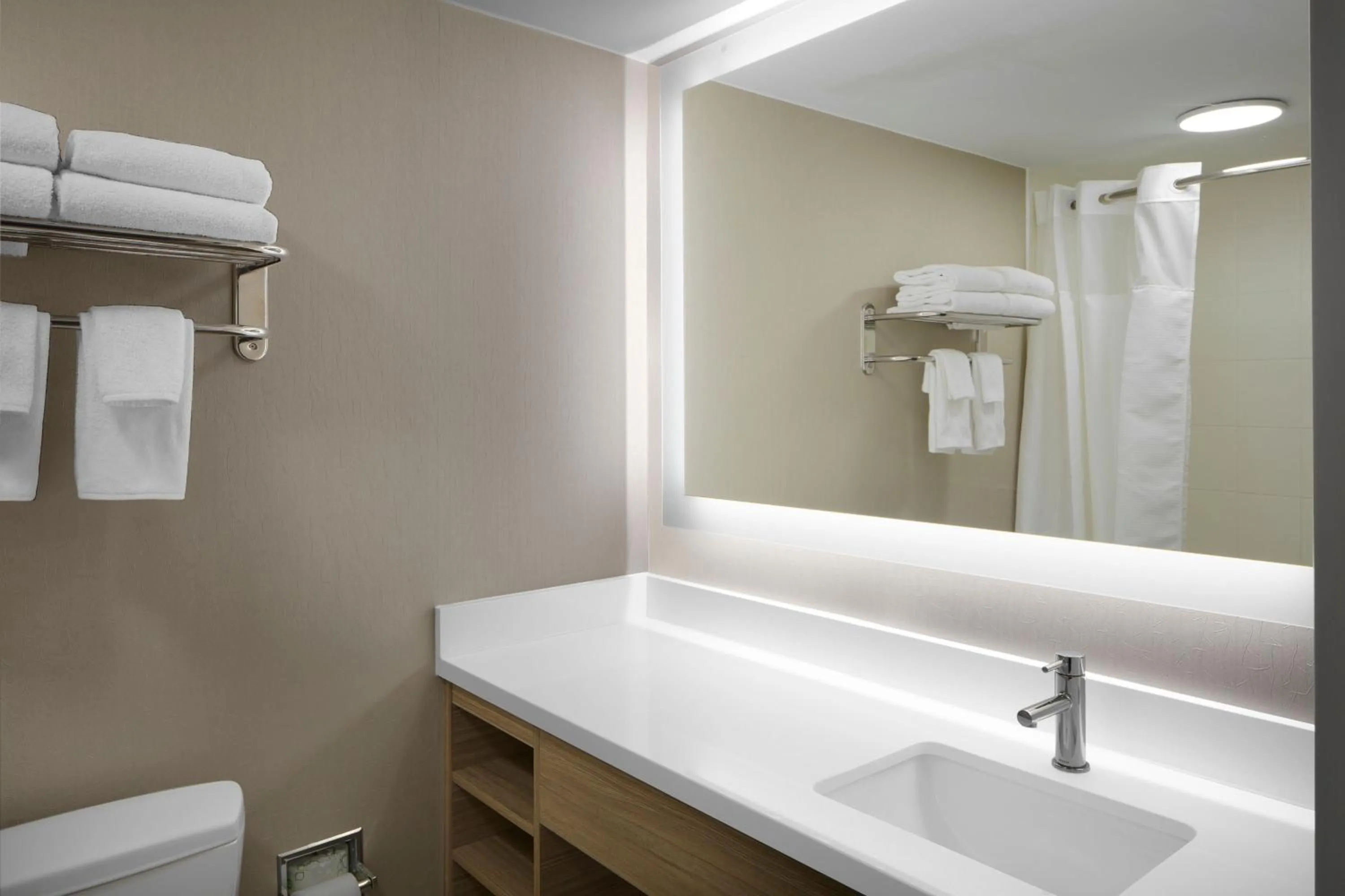 Bathroom in SpringHill Suites by Marriott Virginia Beach Oceanfront