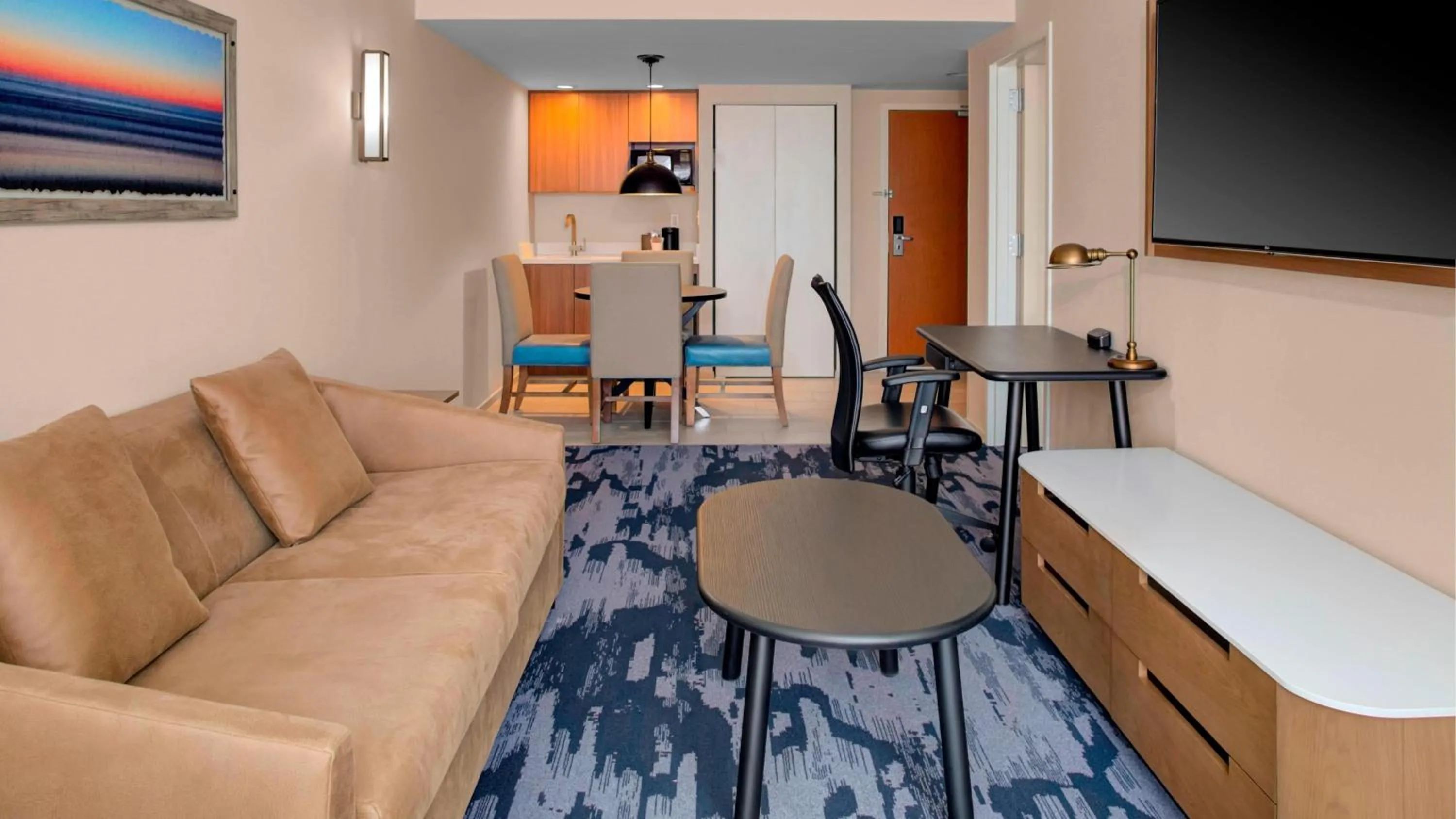 Bedroom in Fairfield Inn & Suites by Marriott Virginia Beach Oceanfront