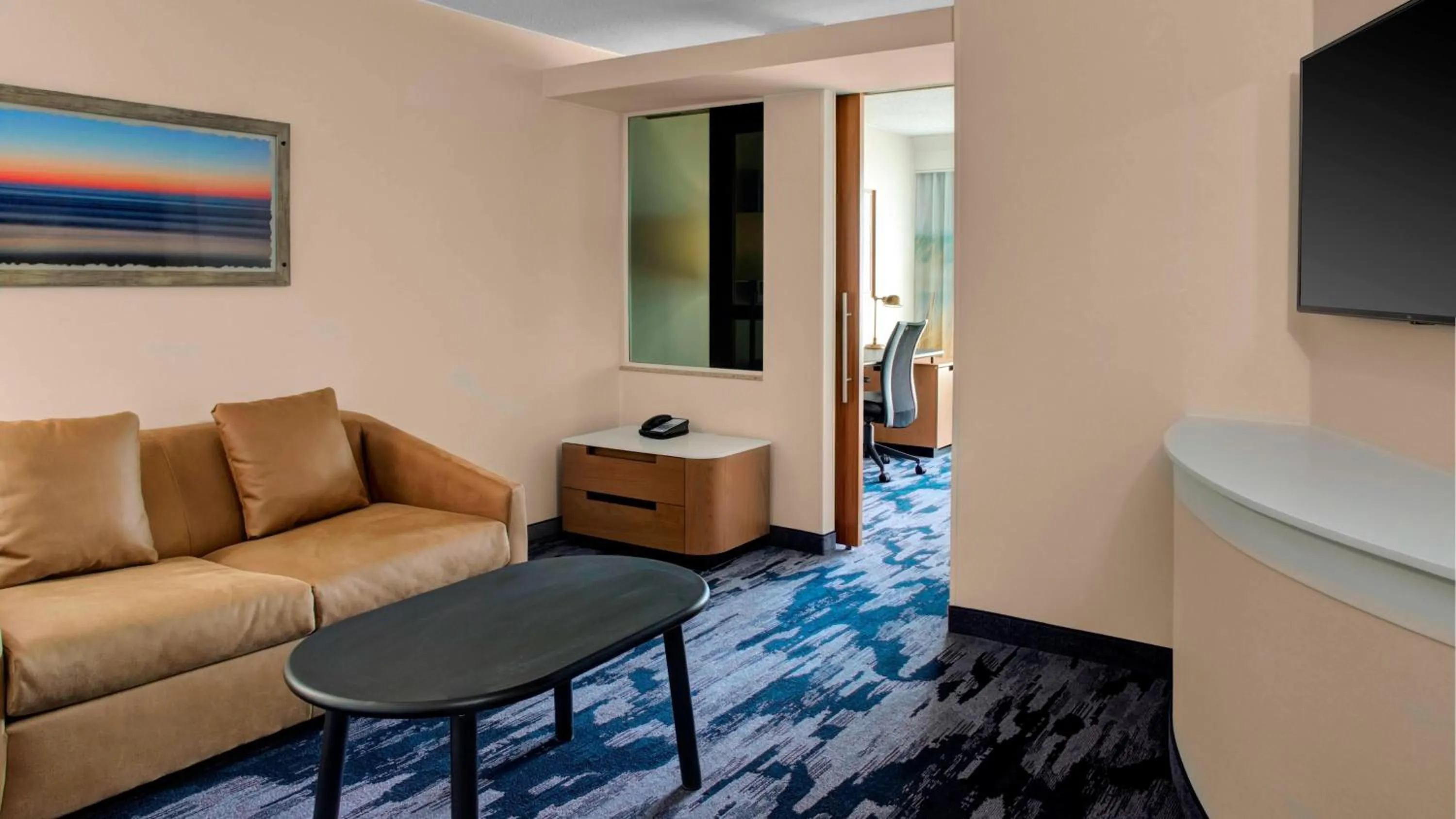 Bedroom in Fairfield Inn & Suites by Marriott Virginia Beach Oceanfront