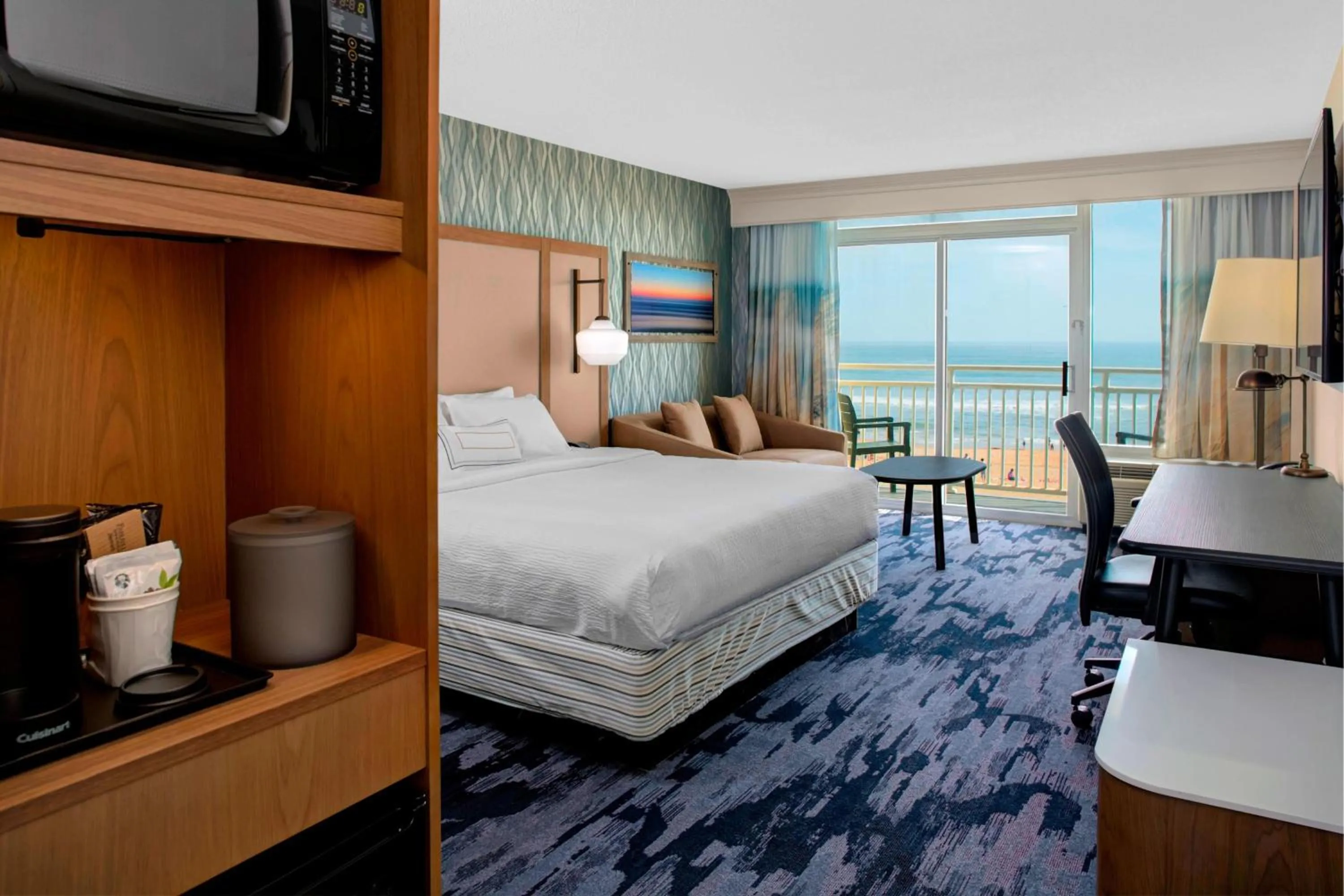 Photo of the whole room, Bed in Fairfield Inn & Suites by Marriott Virginia Beach Oceanfront