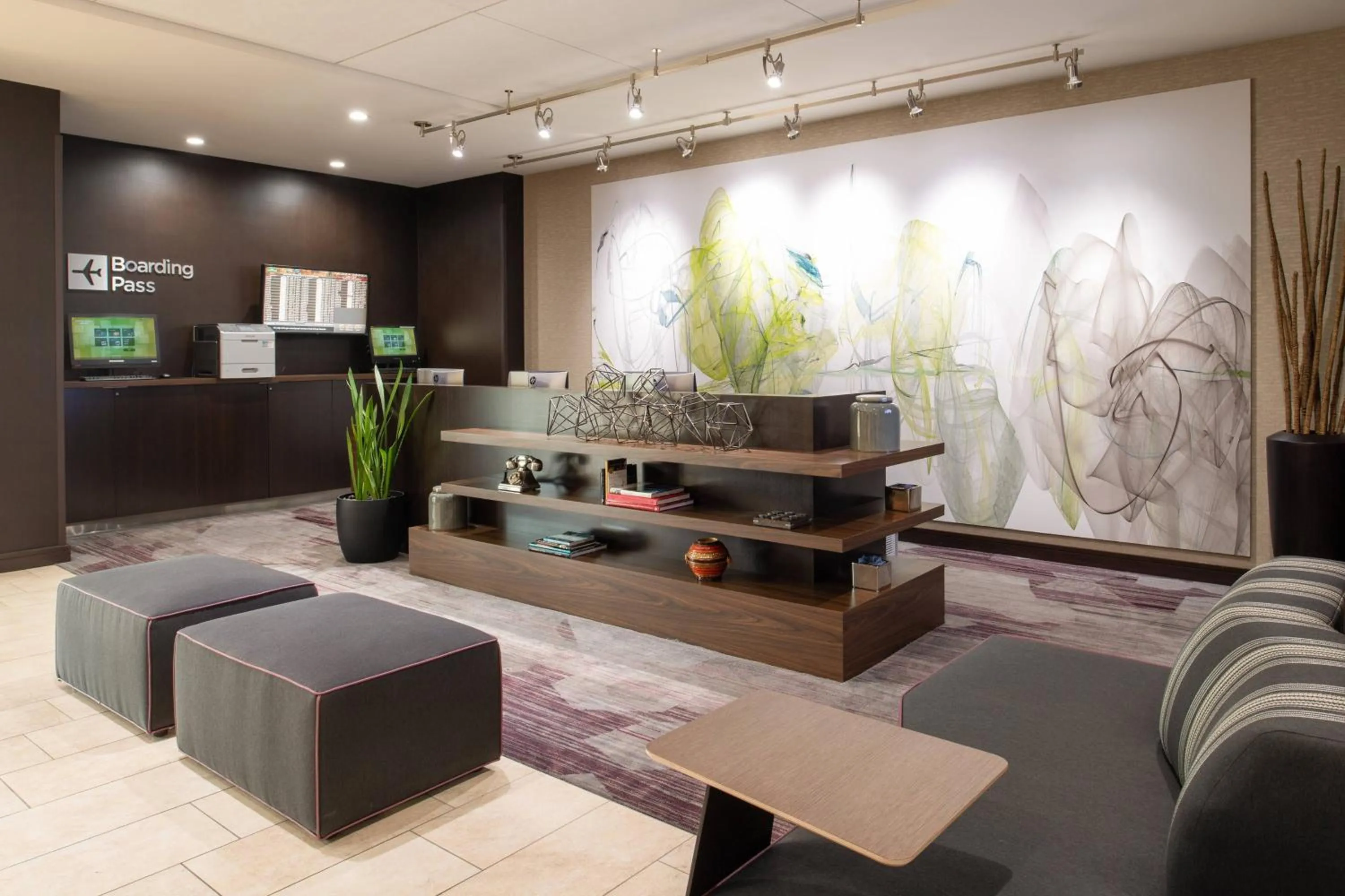 Lobby or reception in Courtyard by Marriott Portland Airport
