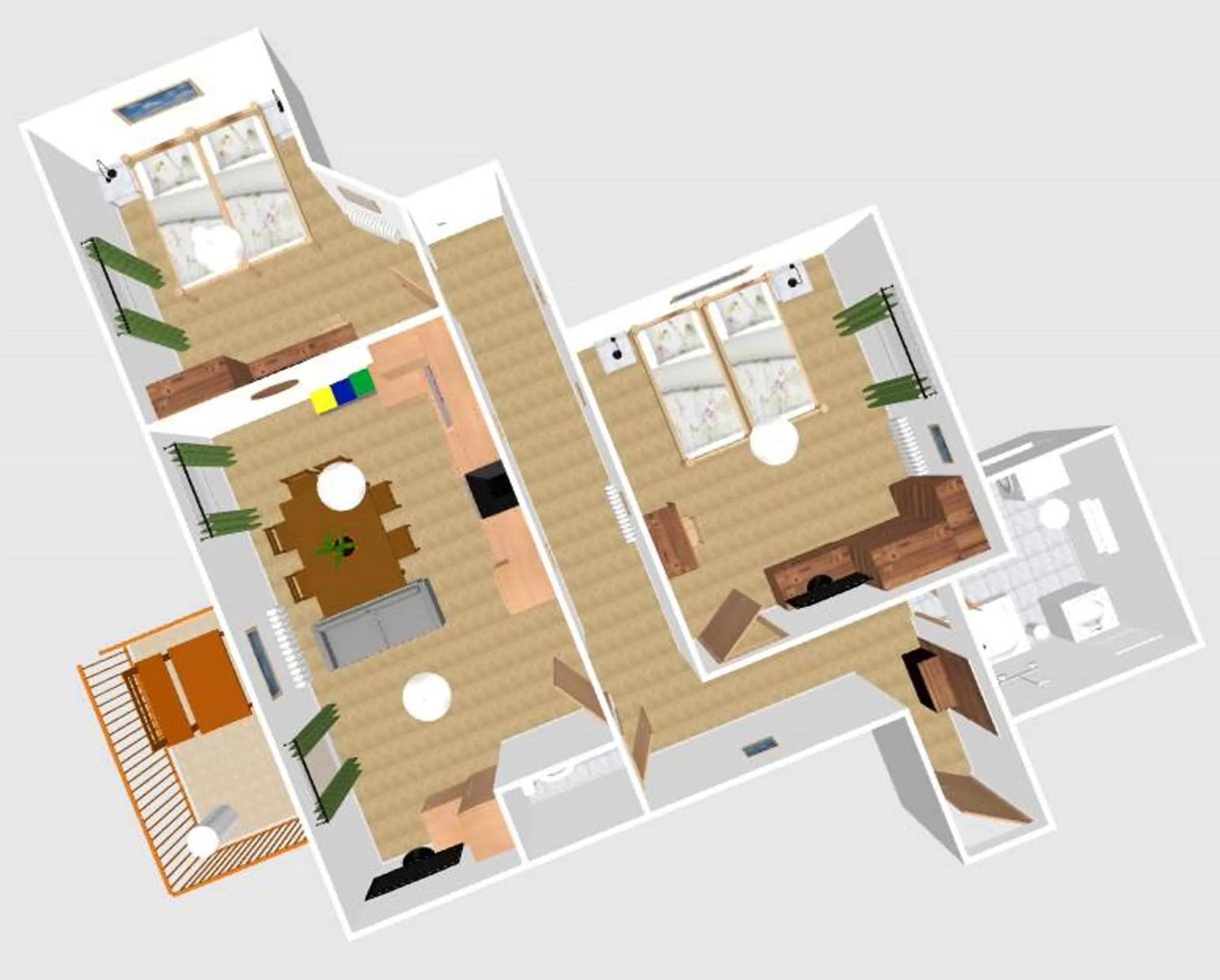 Bird's eye view in Ferienhof Gruber