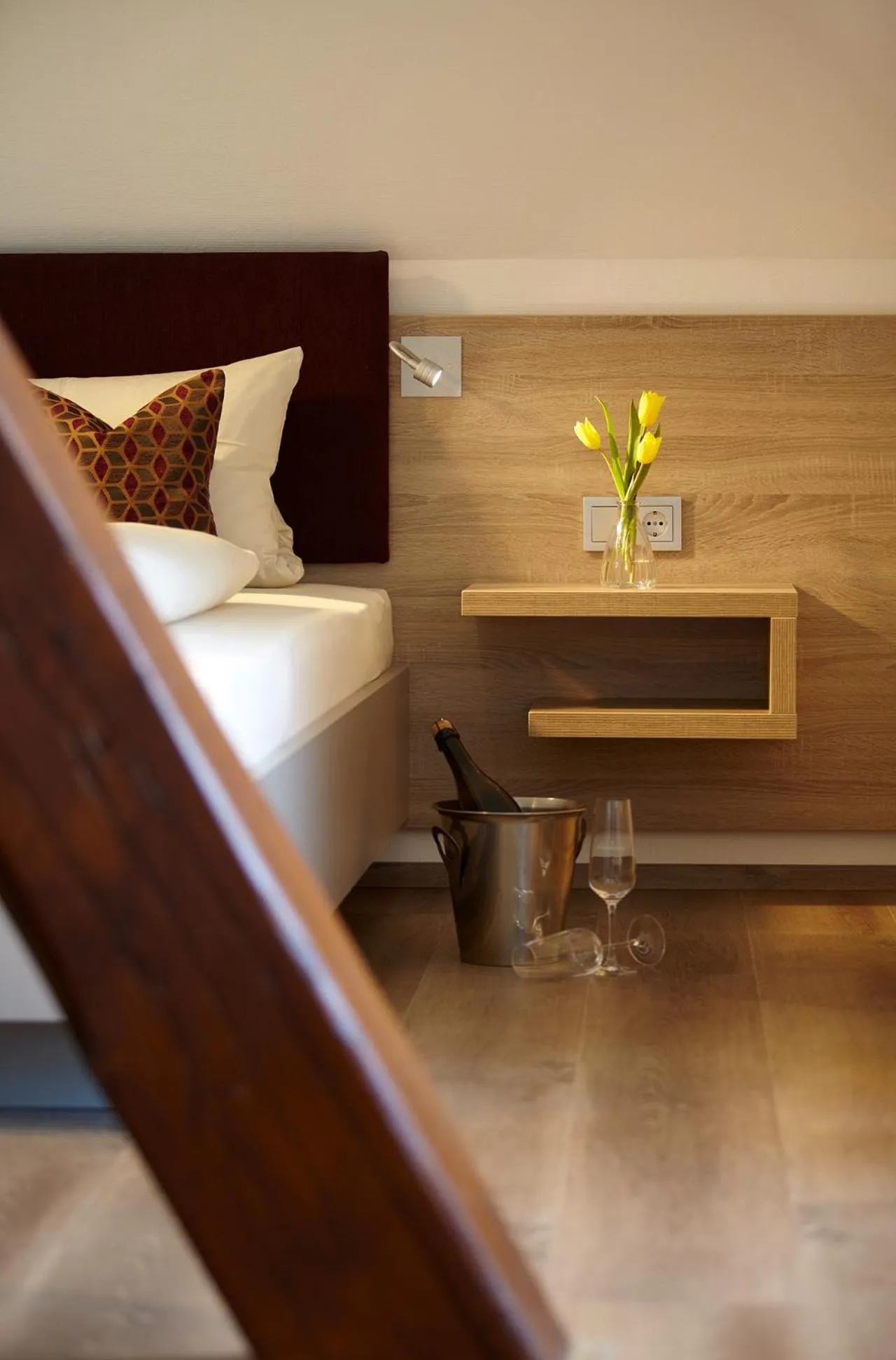 Bedroom, Bed in Weingut und Gästehaus Apel