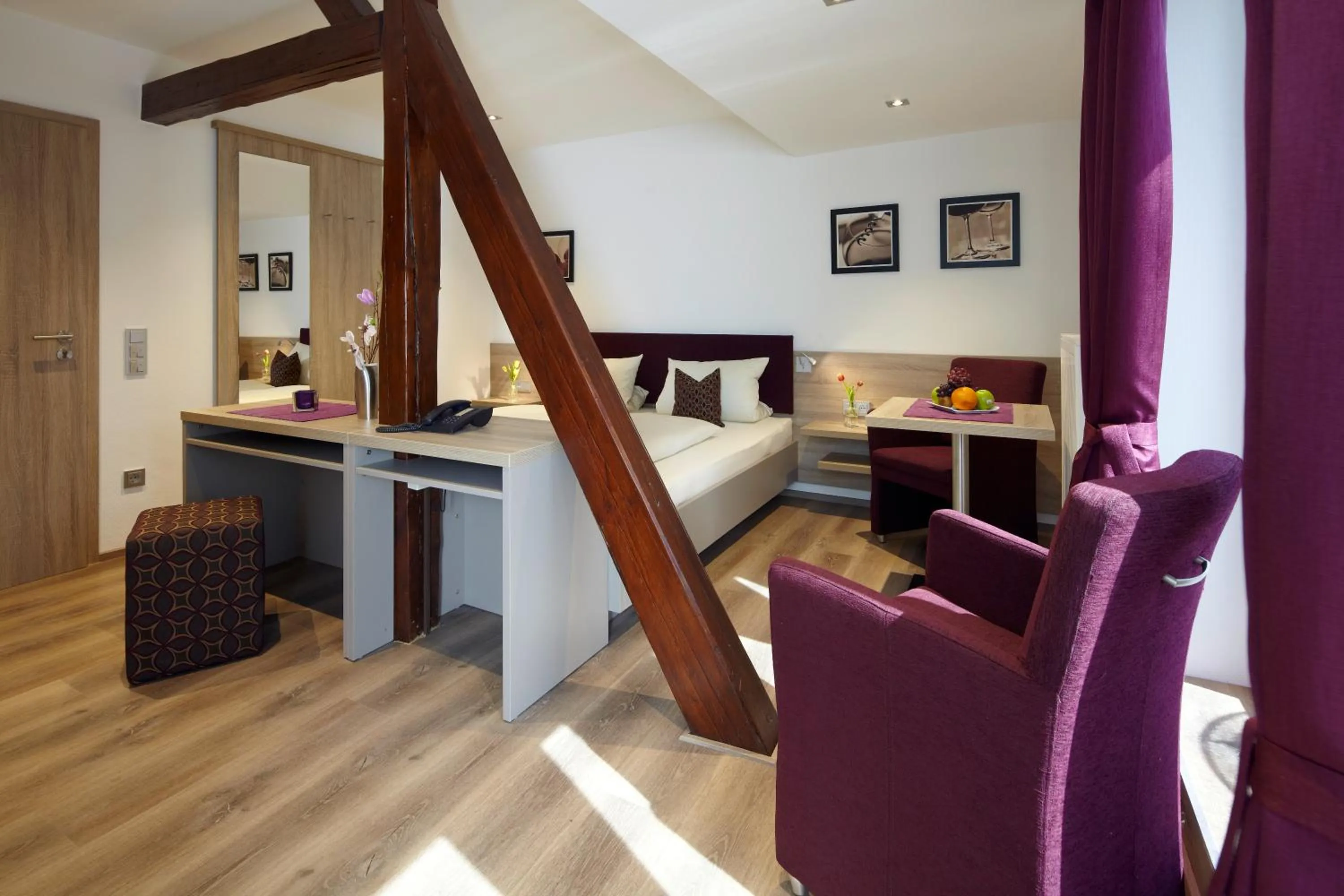 Bed in Weingut und Gästehaus Apel