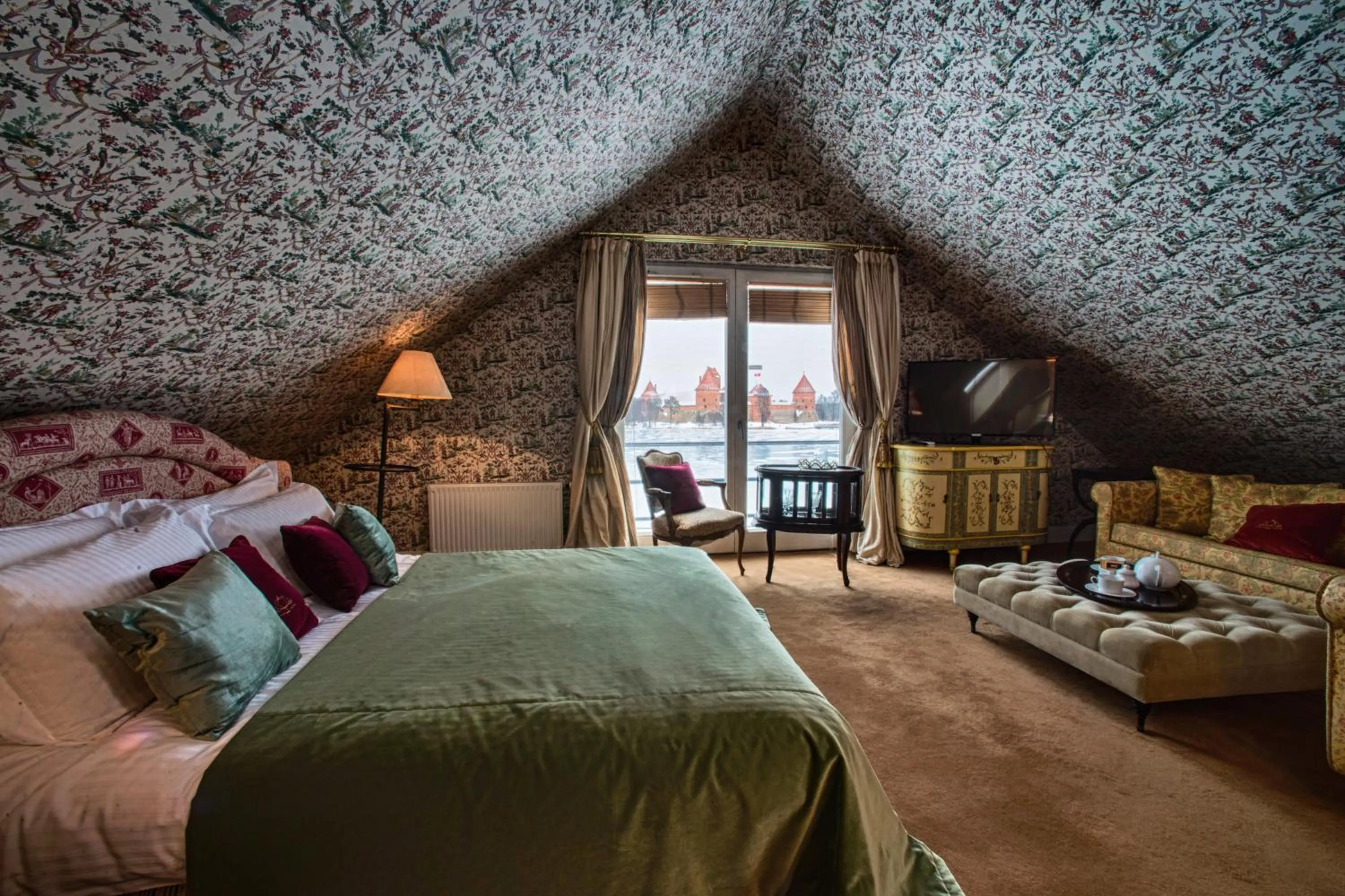 Photo of the whole room, Bed in Apvalaus Stalo Klubas Gastro & SPA Hotel