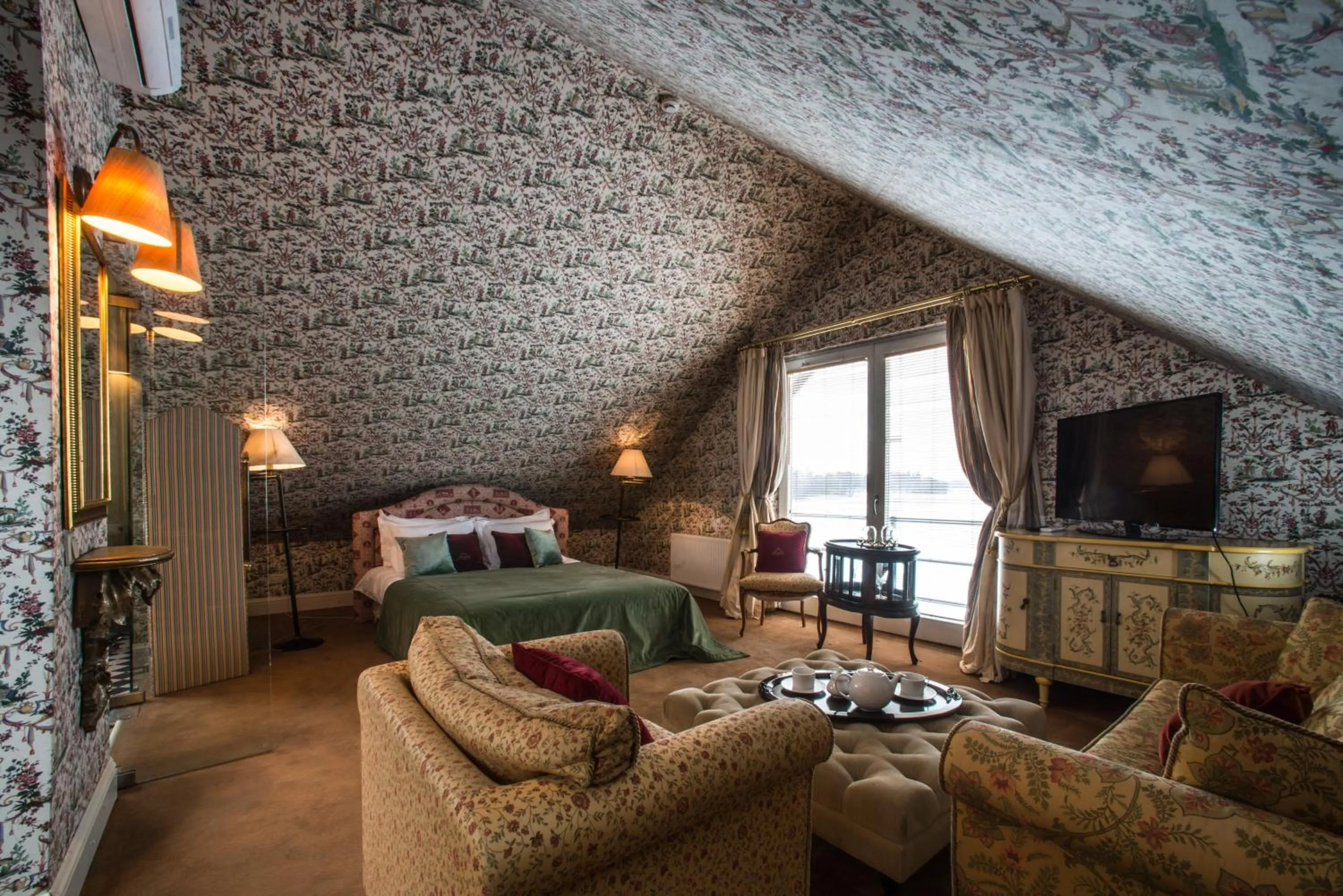 Photo of the whole room, Bed in Apvalaus Stalo Klubas Gastro & SPA Hotel