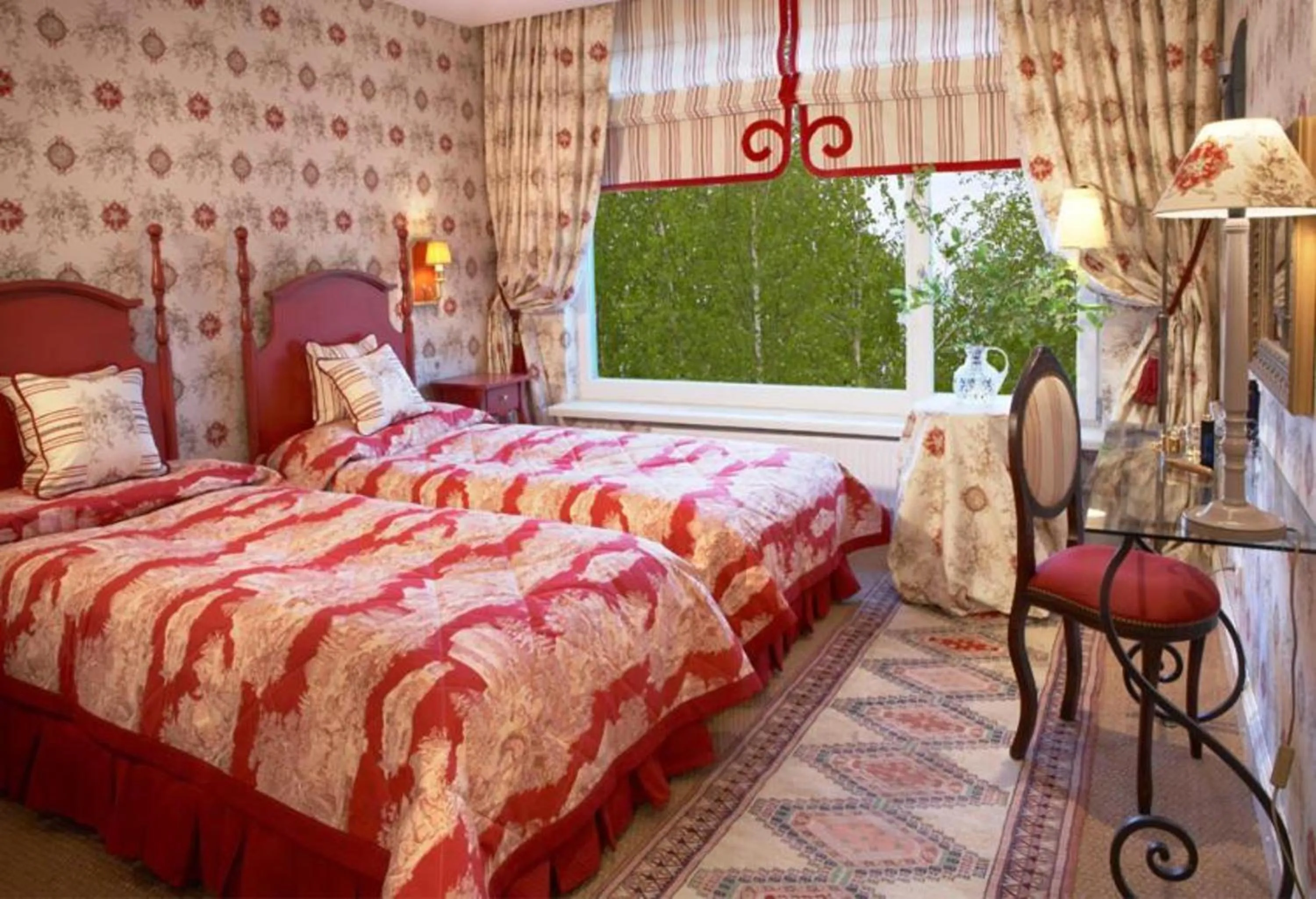 Bed in Apvalaus Stalo Klubas Gastro & SPA Hotel