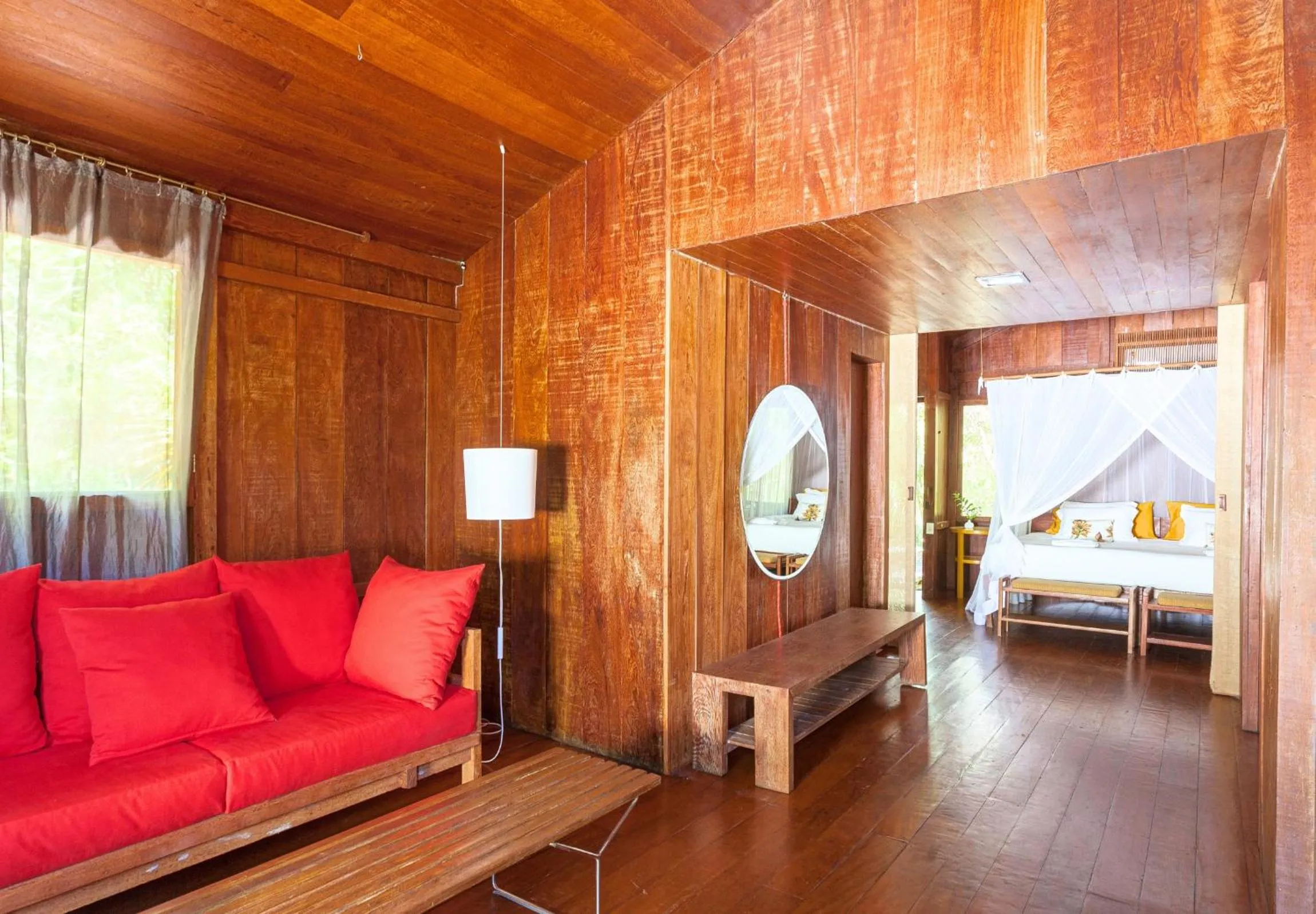 Living room, Bed in Hotel Vila Naiá - Corumbau