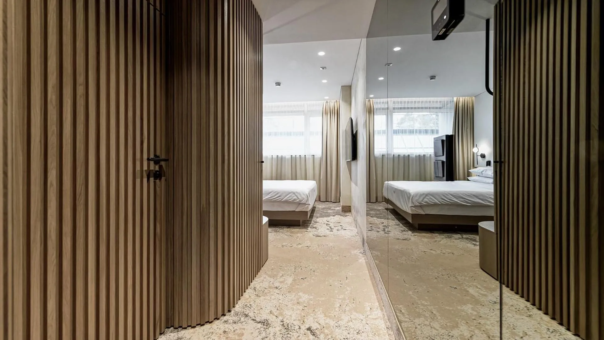 Living room, Bed in SPA VILNIUS Druskininkai