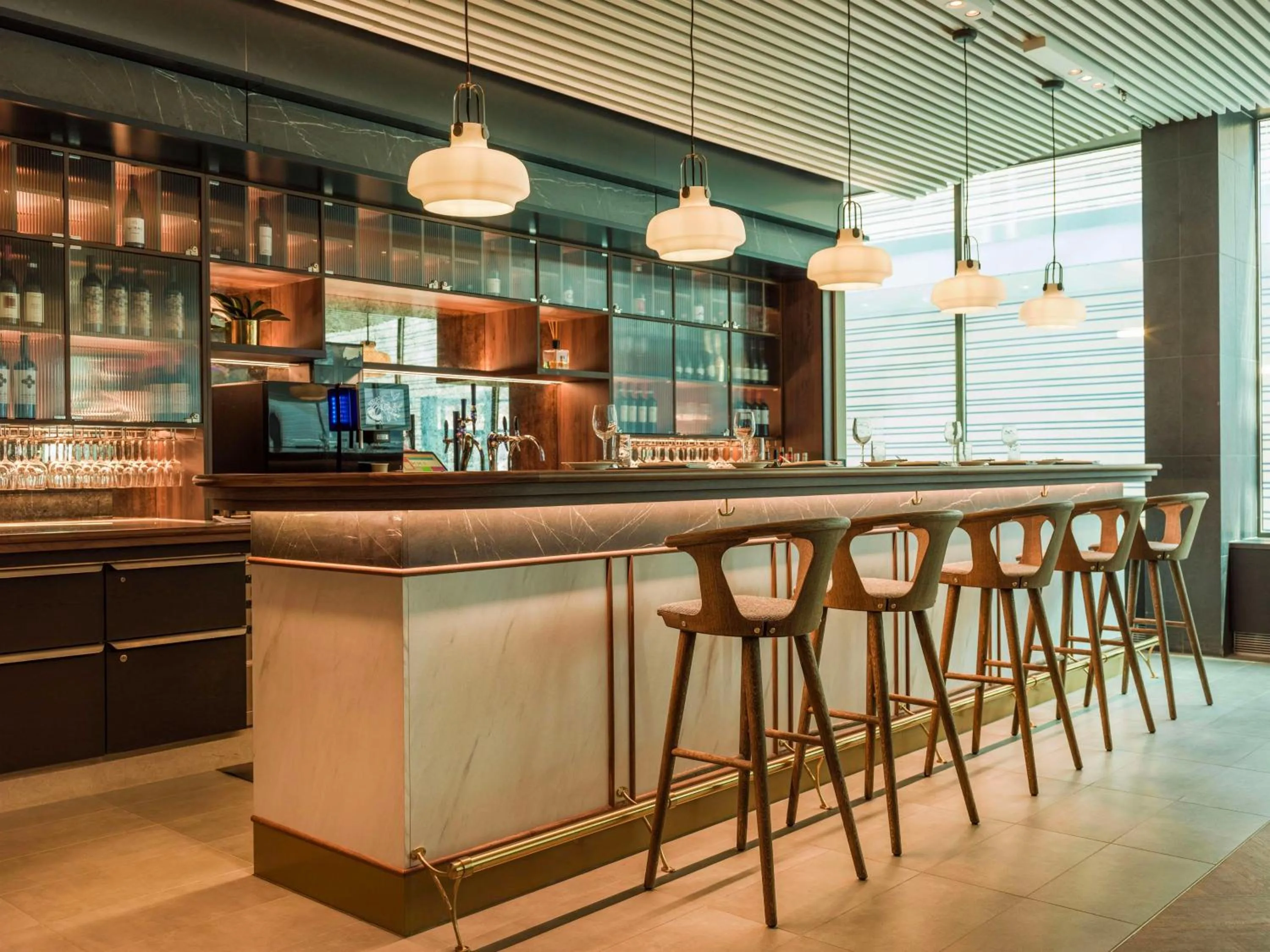 Lounge or bar in Radisson Blu Waterfront Hotel, Stockholm