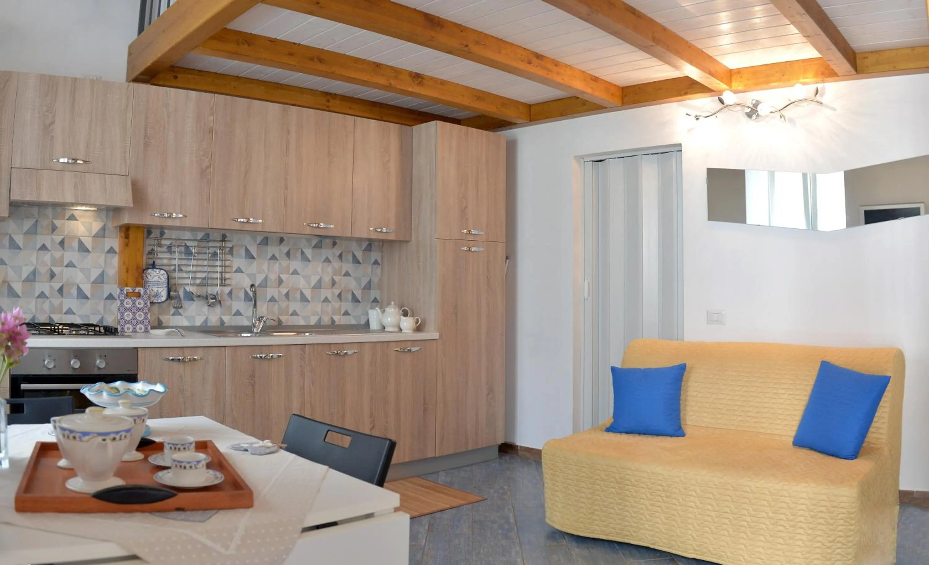 Kitchen or kitchenette in La casetta nel cortile