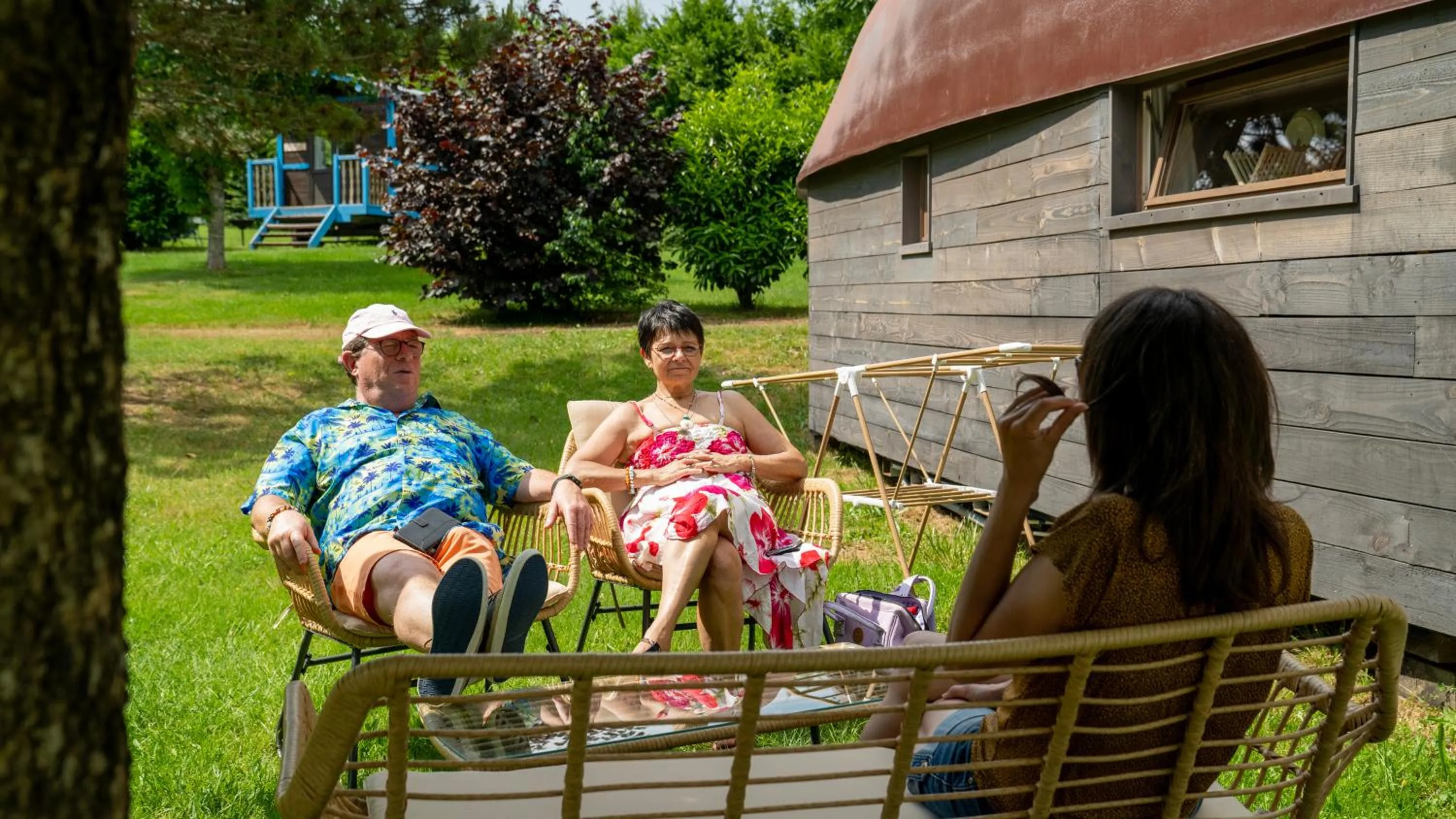 Family in Le Village des Monédières