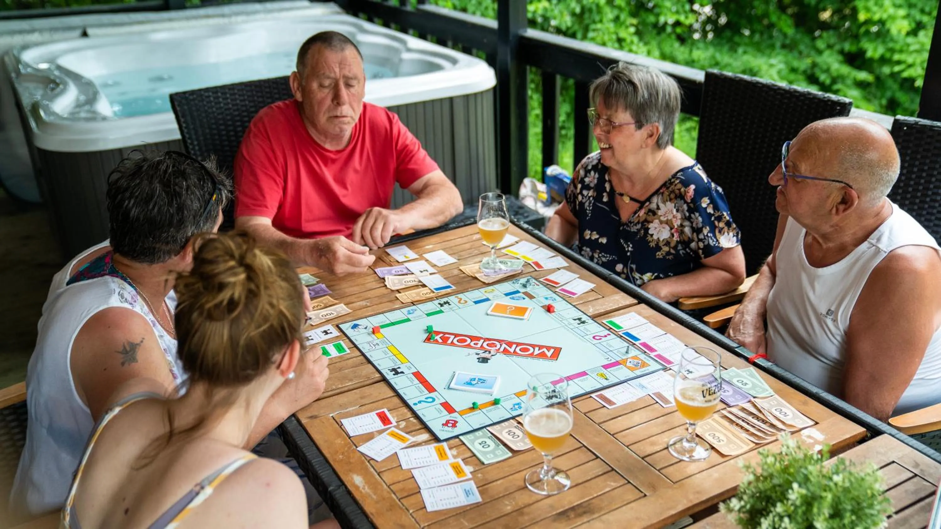 People in Le Village des Monédières