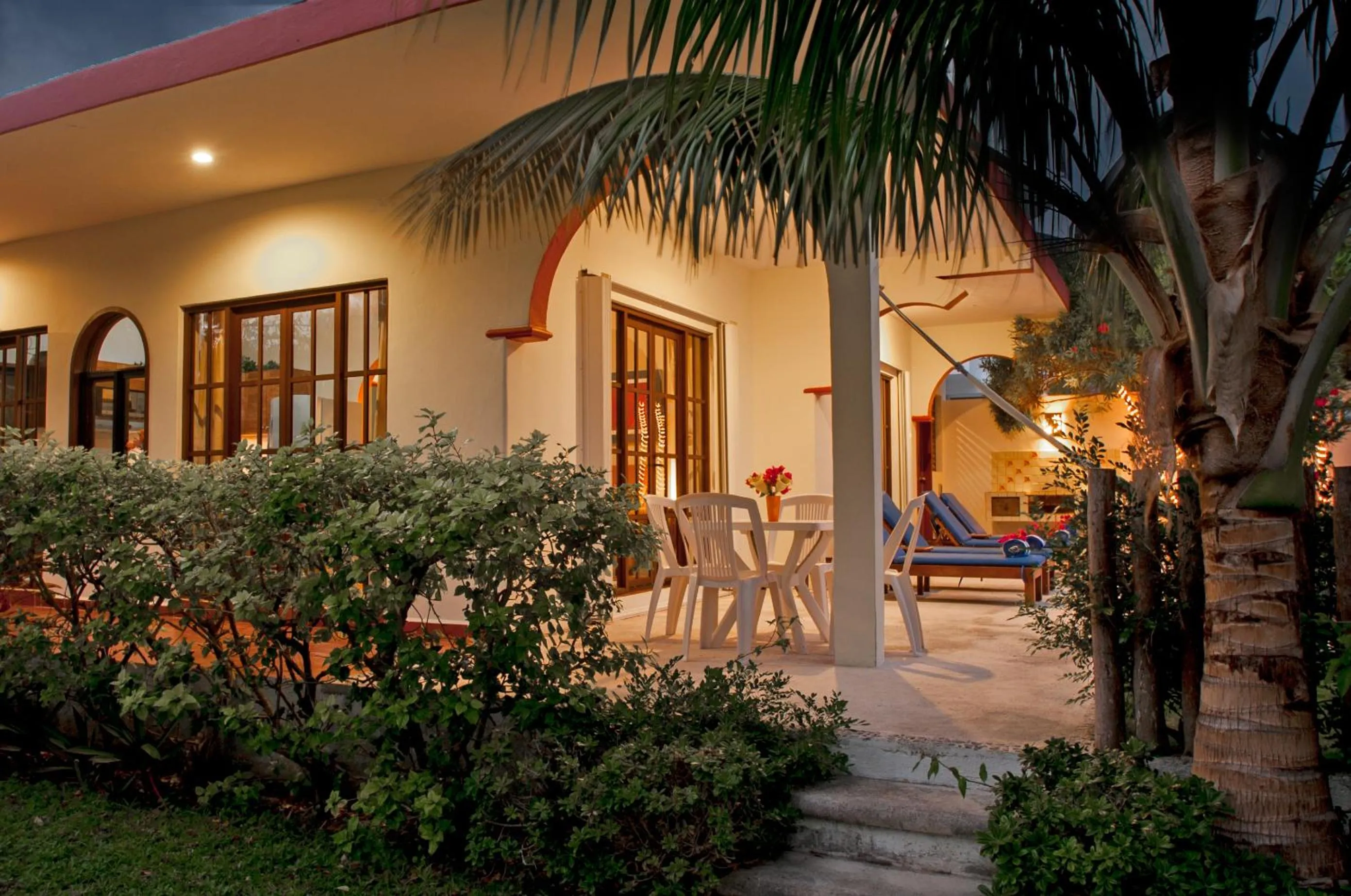 Patio in Casa Anita - Relaxing Home Steps from the Puerto Morelos Beach