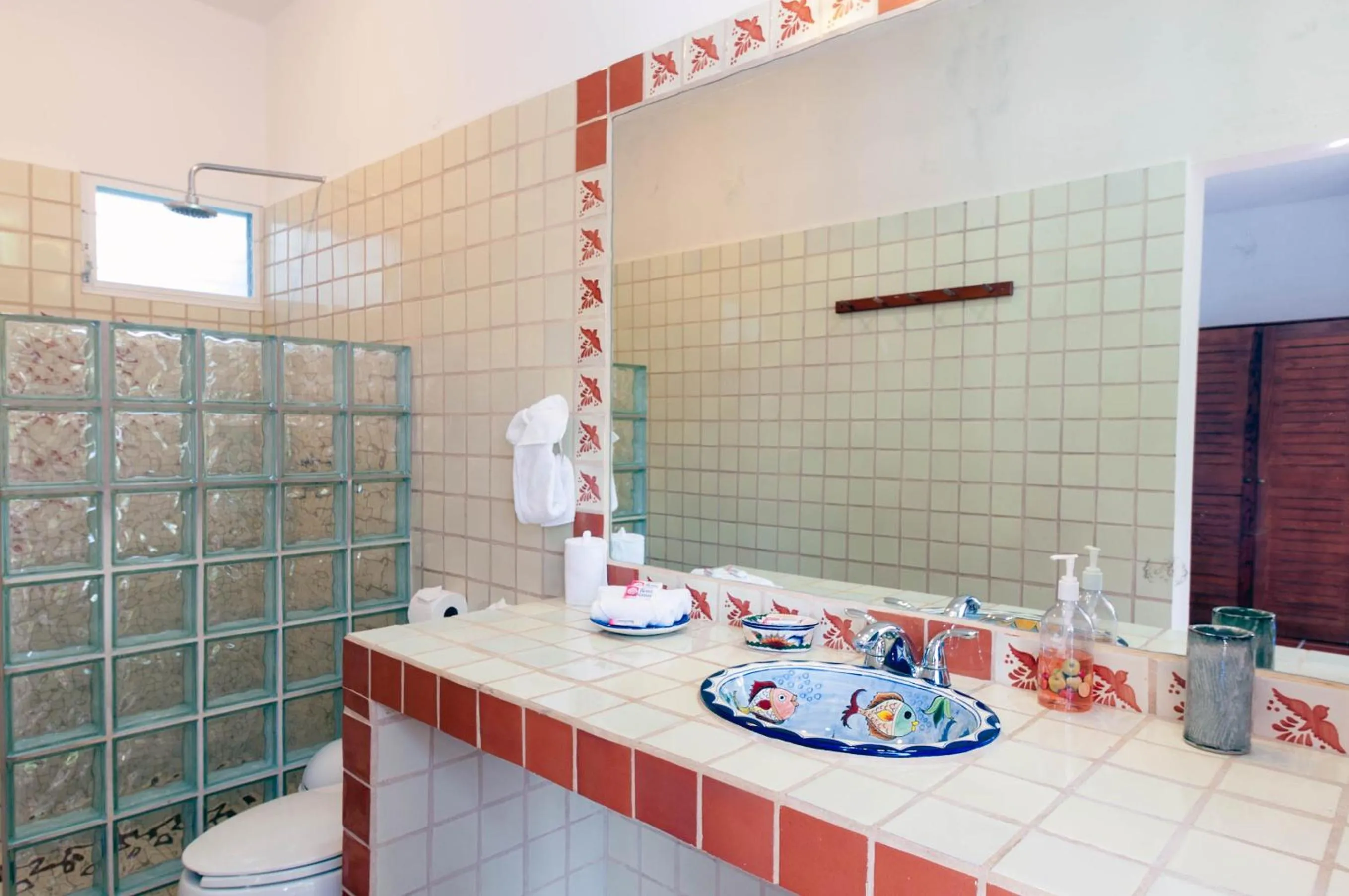 Shower in Casa Anita - Relaxing Home Steps from the Puerto Morelos Beach