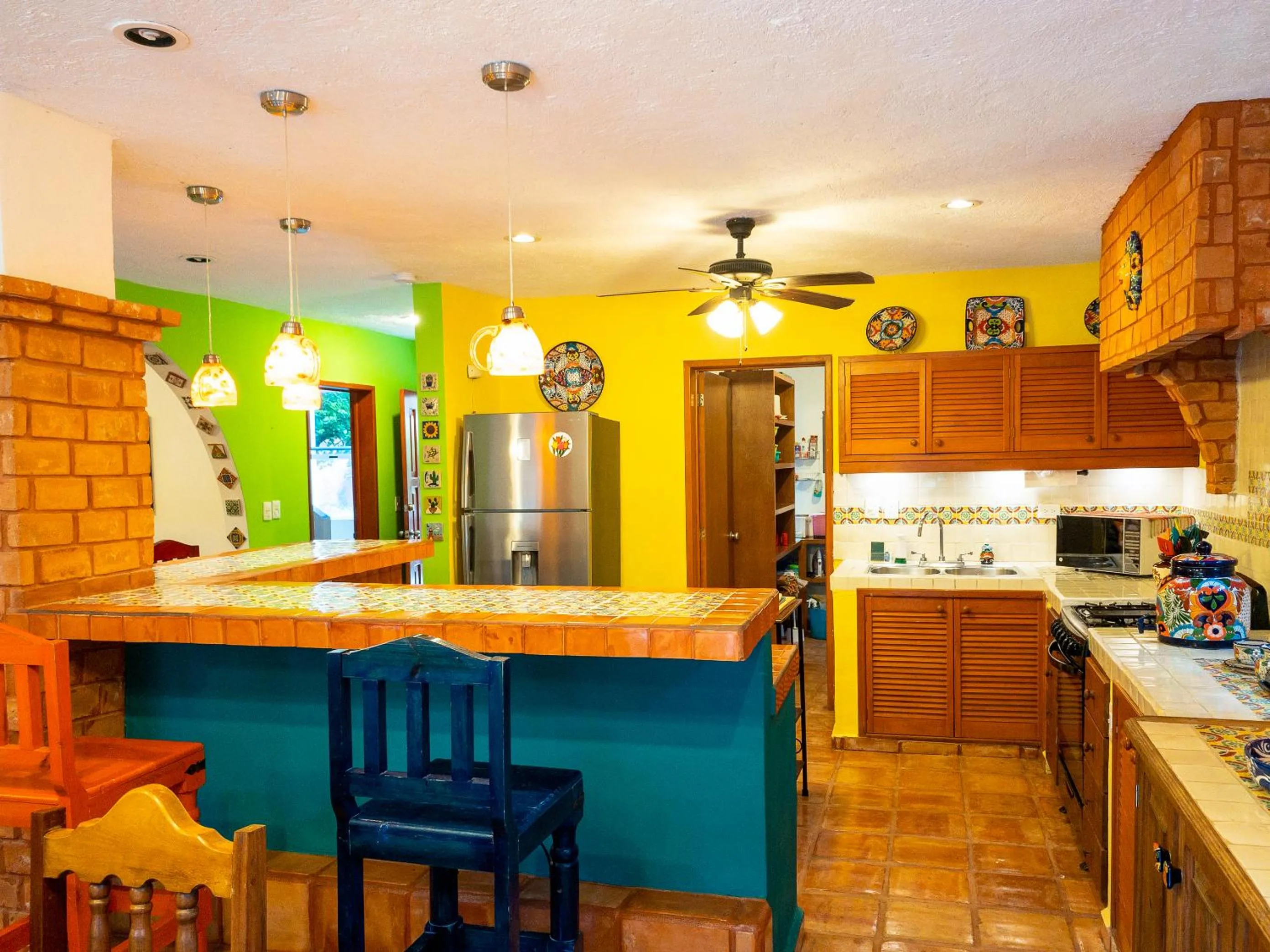 Kitchen or kitchenette in Casa Mulder - Steps to Beach Private Pool Ocean-View Roof