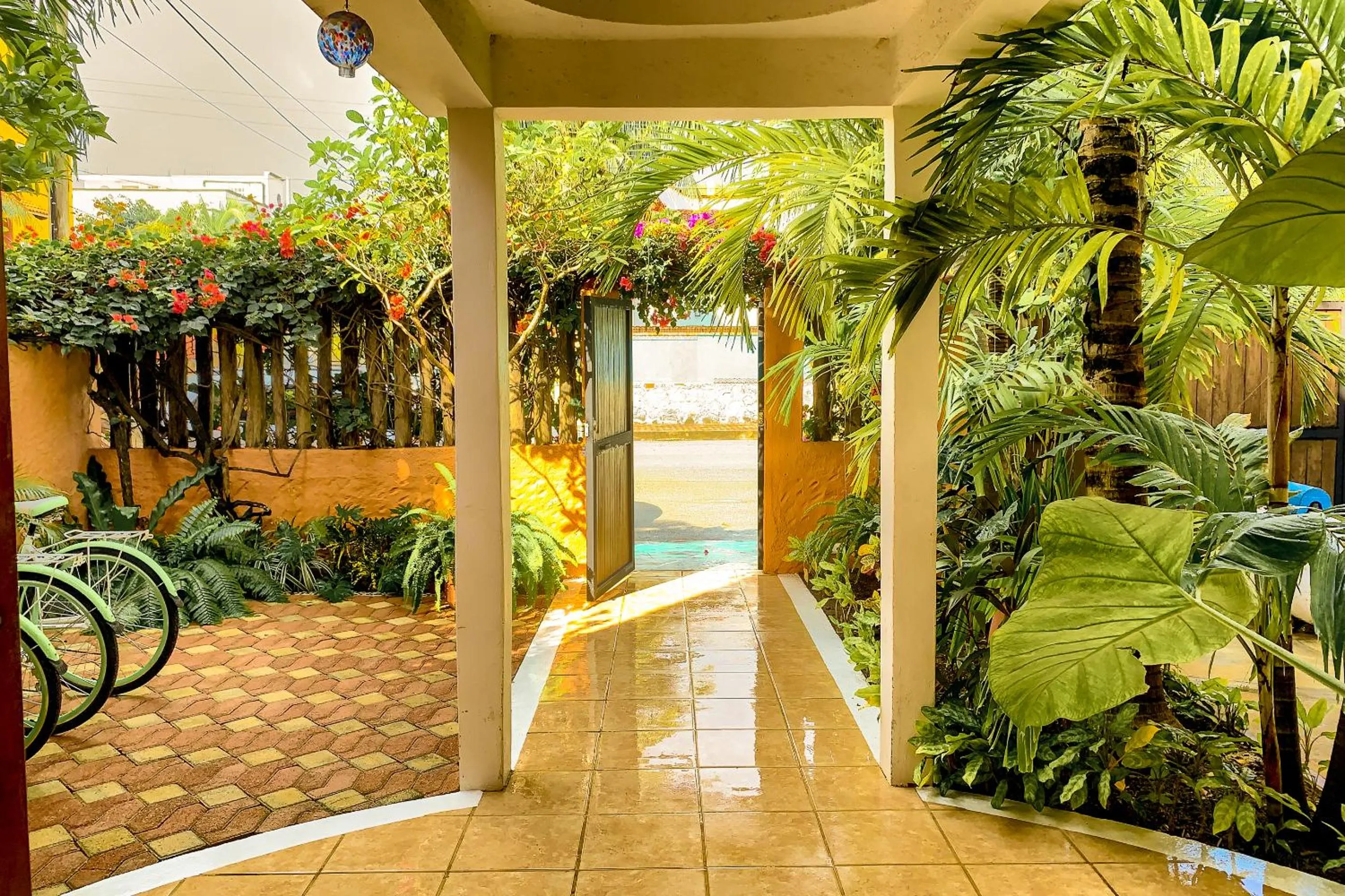 Patio in Casa Mulder - Steps to Beach Private Pool Ocean-View Roof