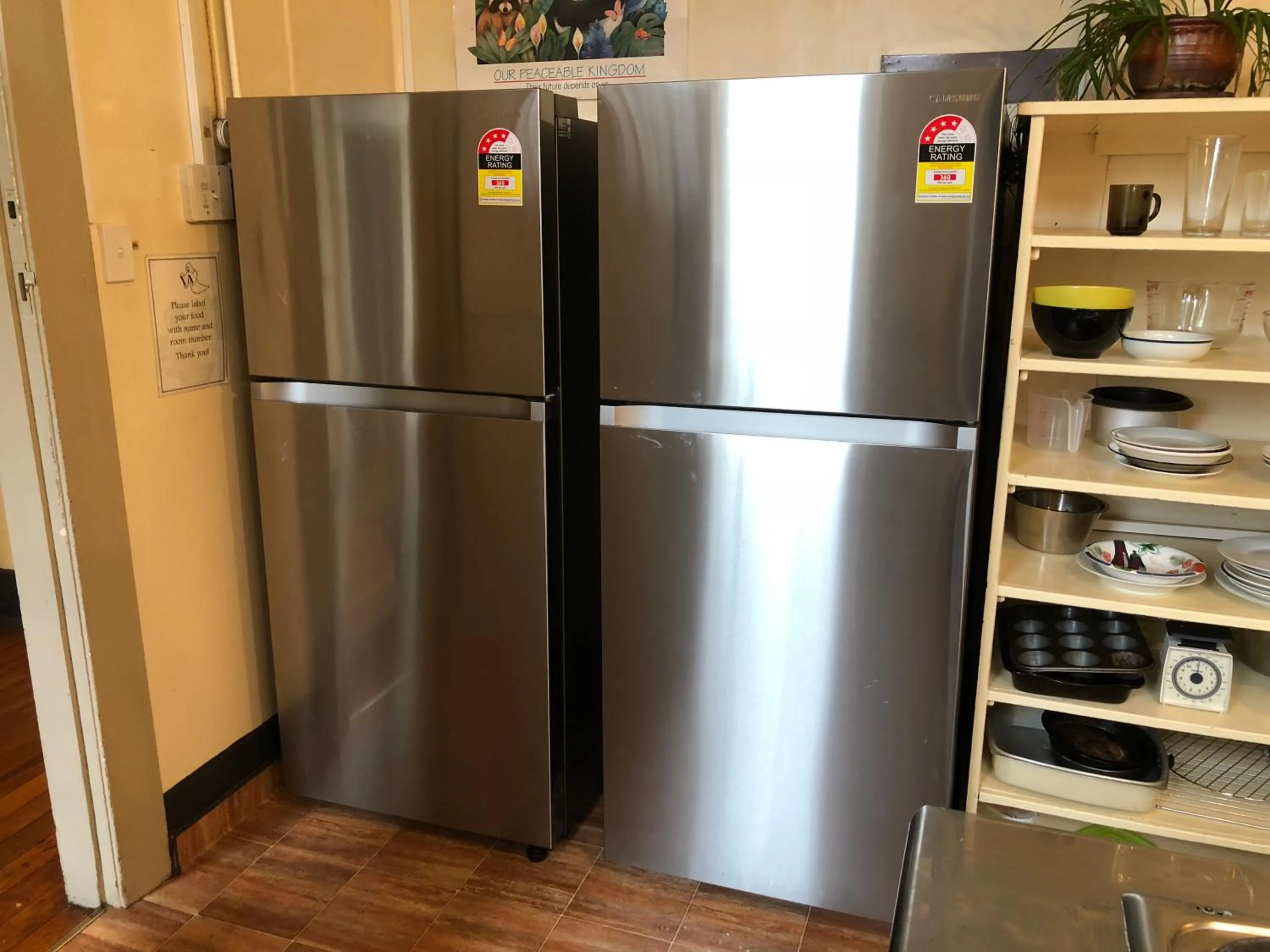 Kitchen or kitchenette in Chalet Backpackers