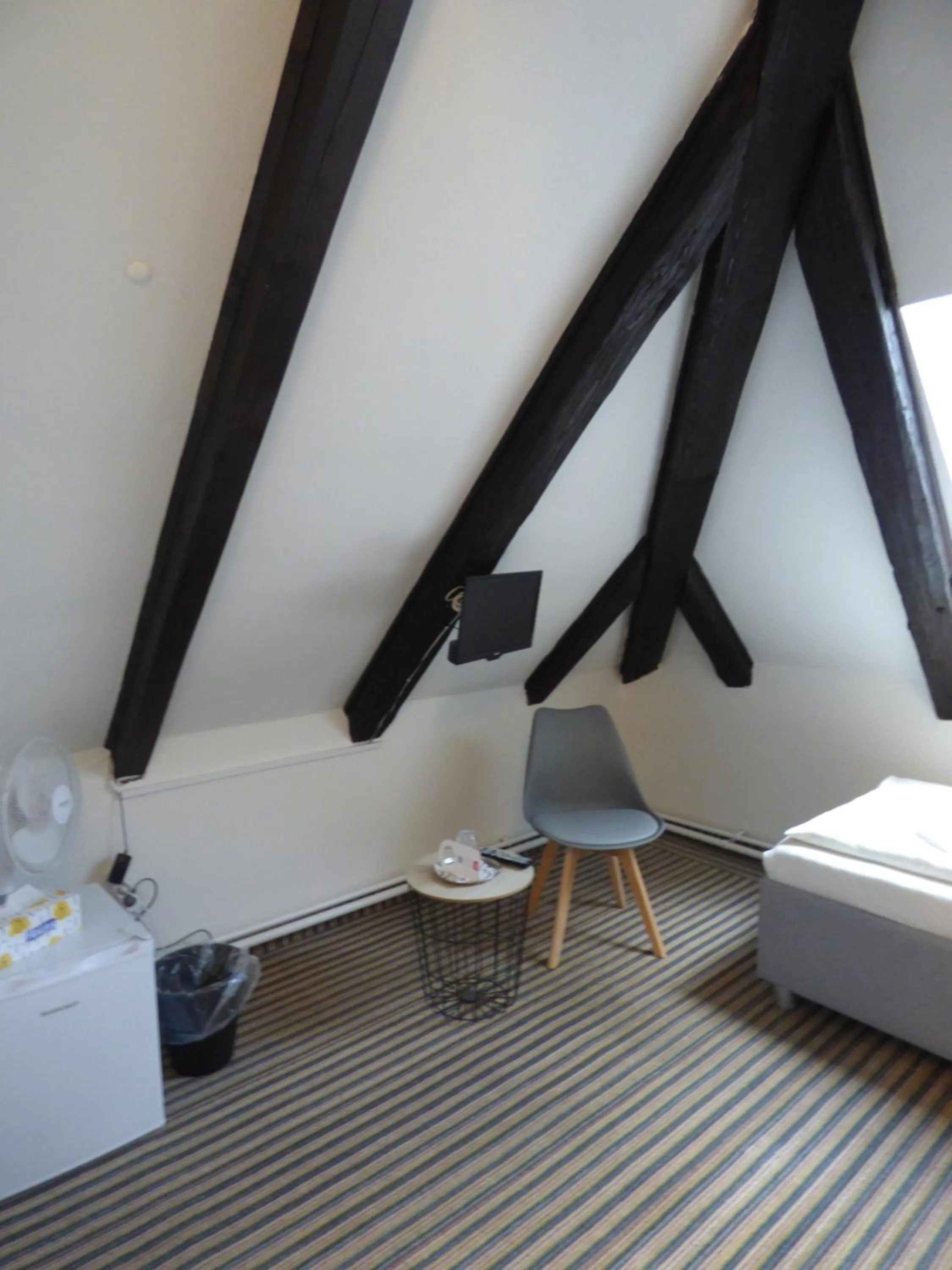 Seating area, Bed in Hotel Svornost