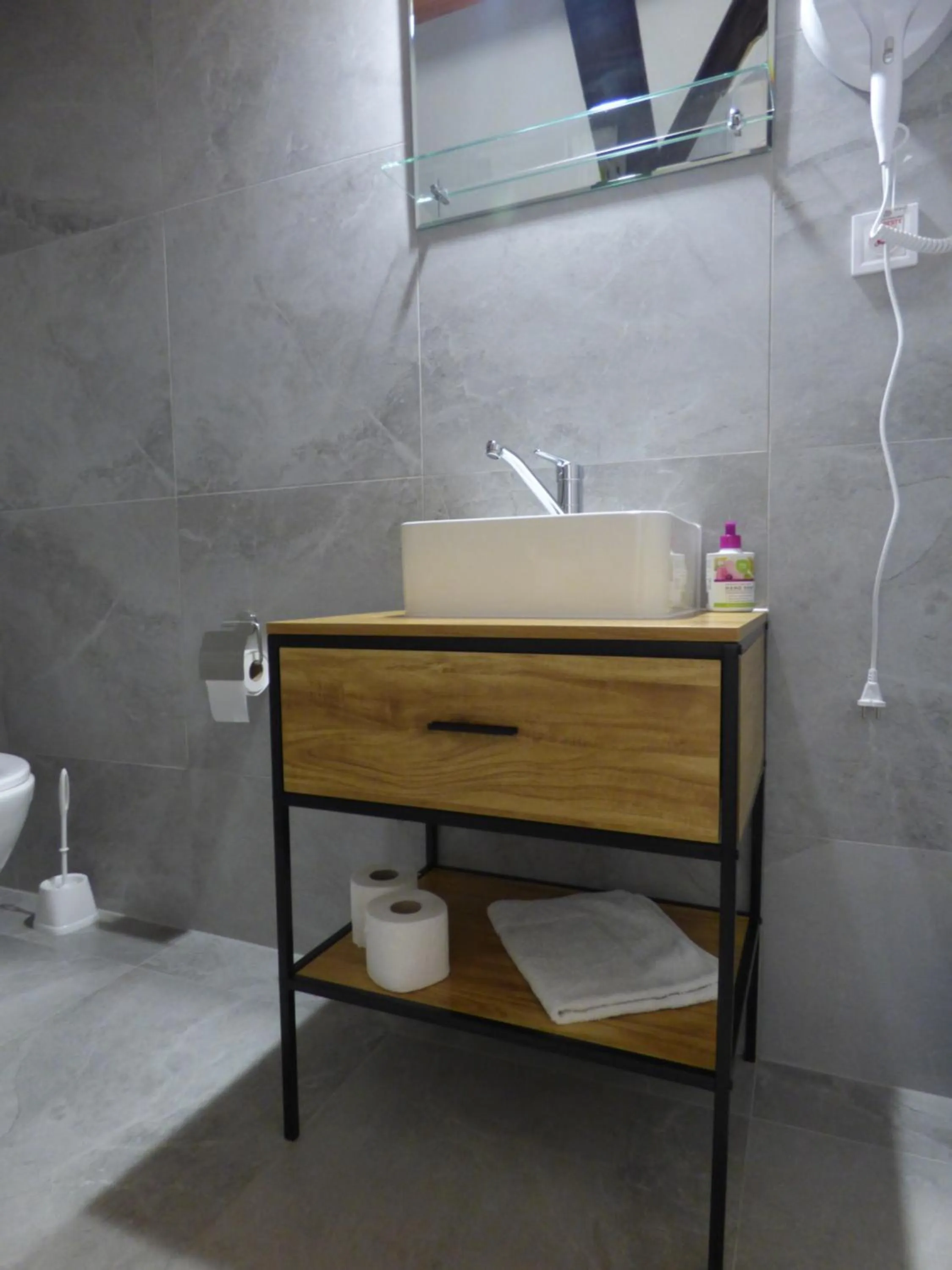 Bathroom in Hotel Svornost