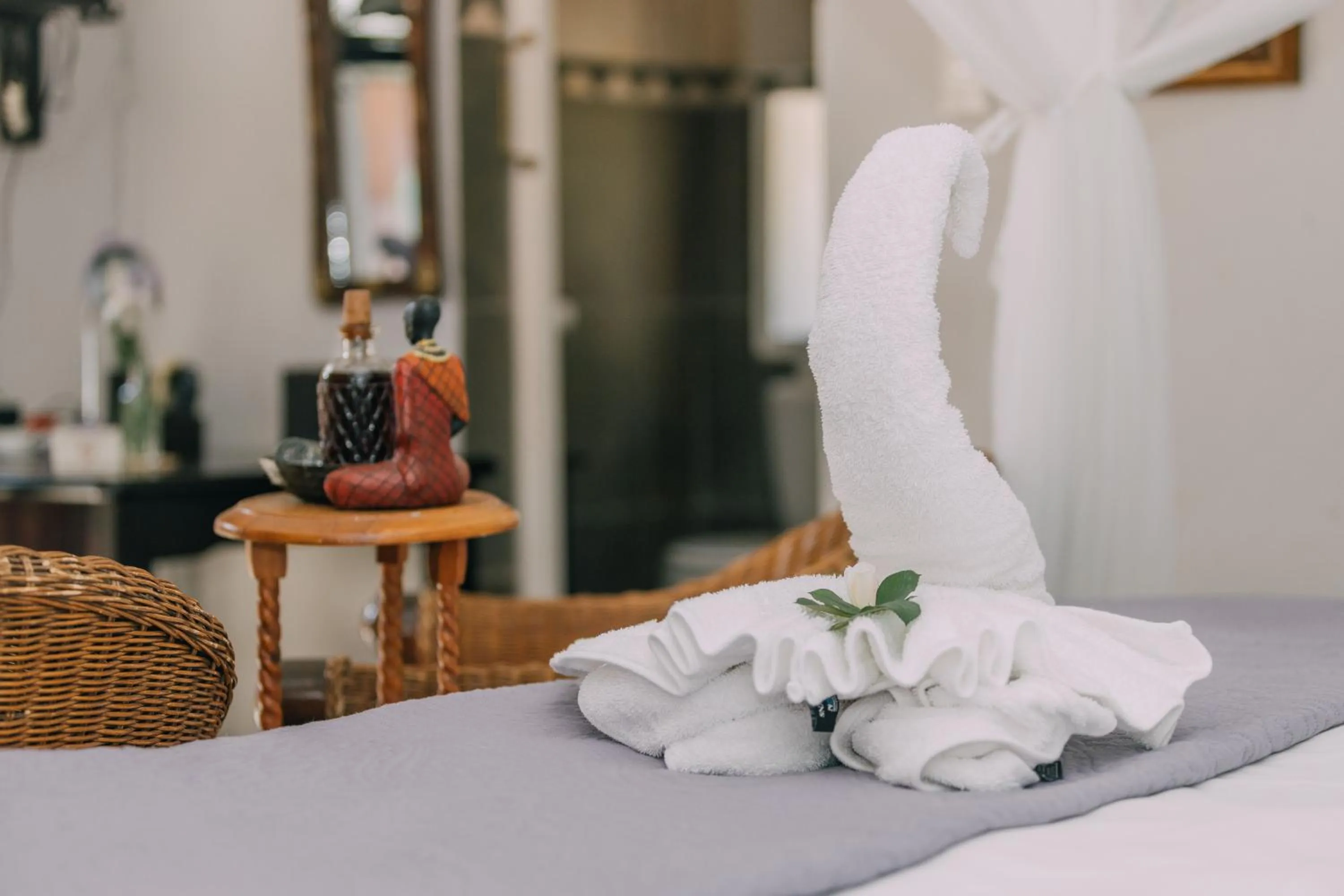 towels, Bed in Beetleloop Guest House
