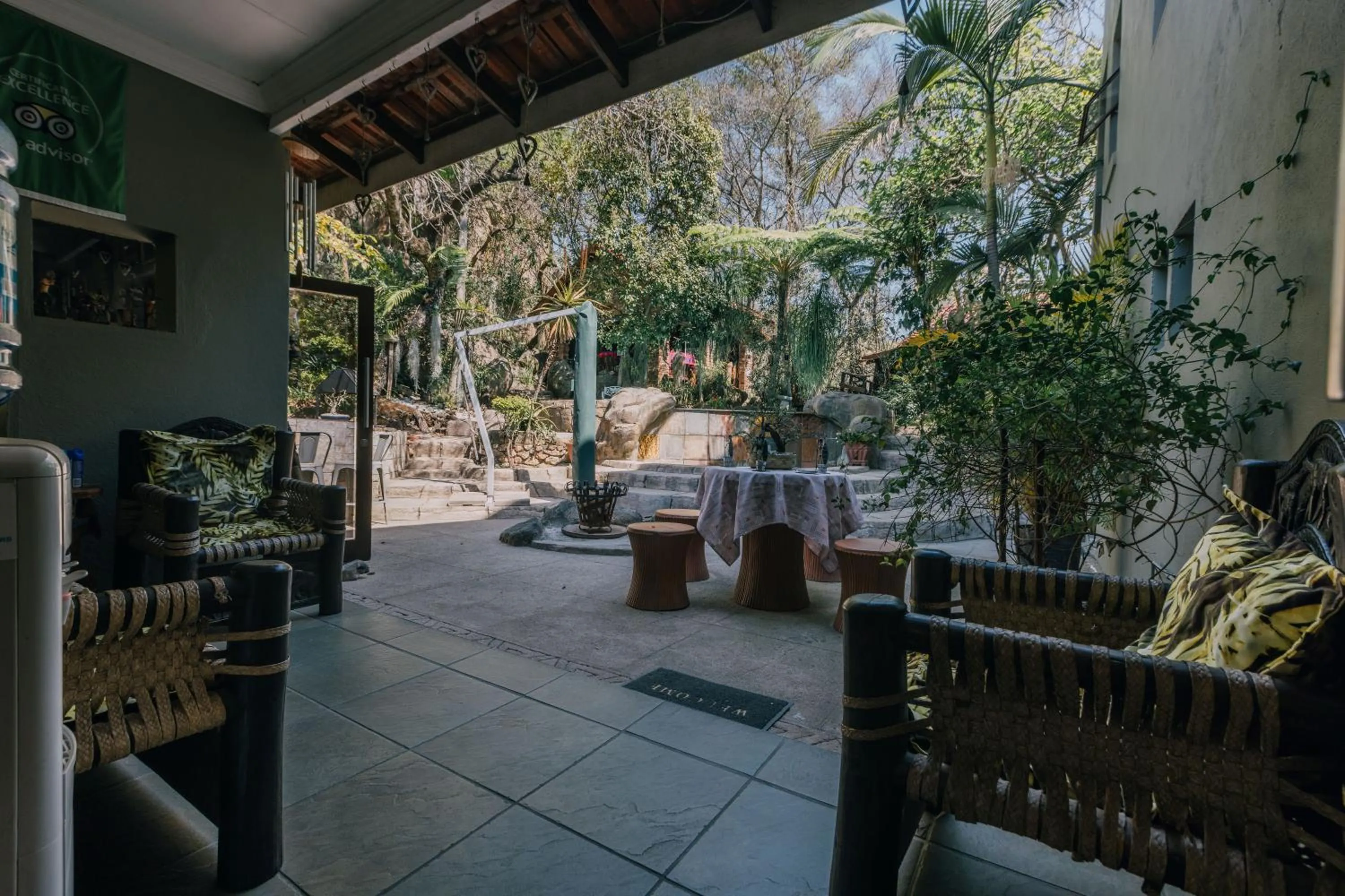 Garden view in Beetleloop Guest House