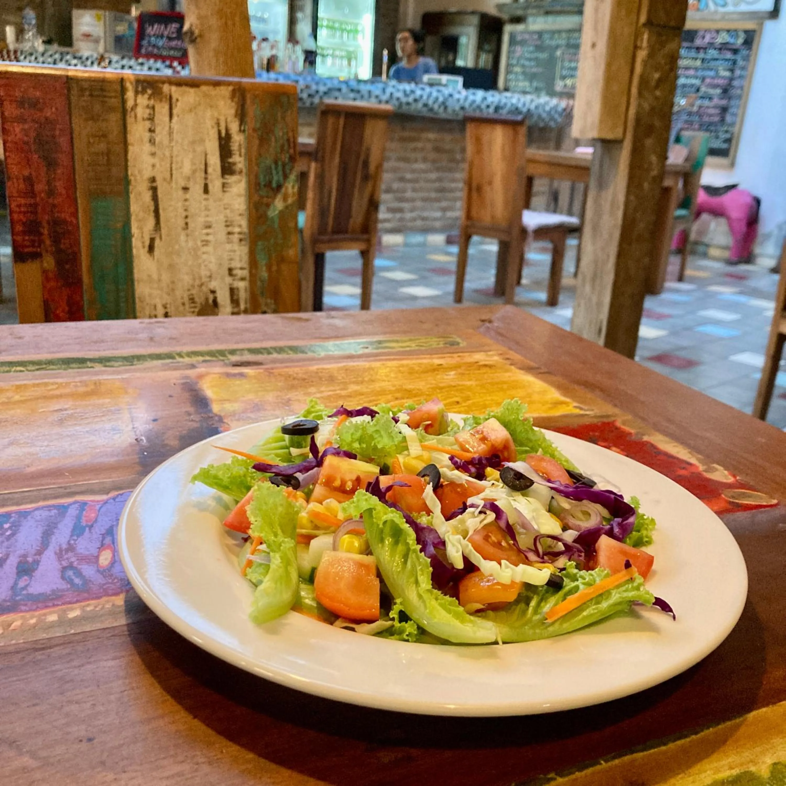 Food and drinks in La Boheme Bajo