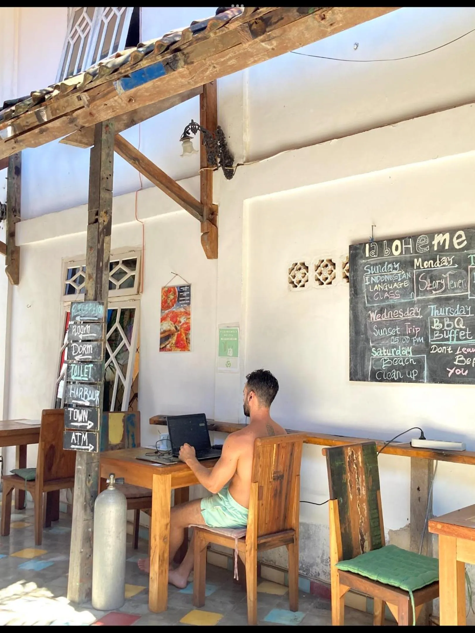 Restaurant/places to eat in La Boheme Bajo