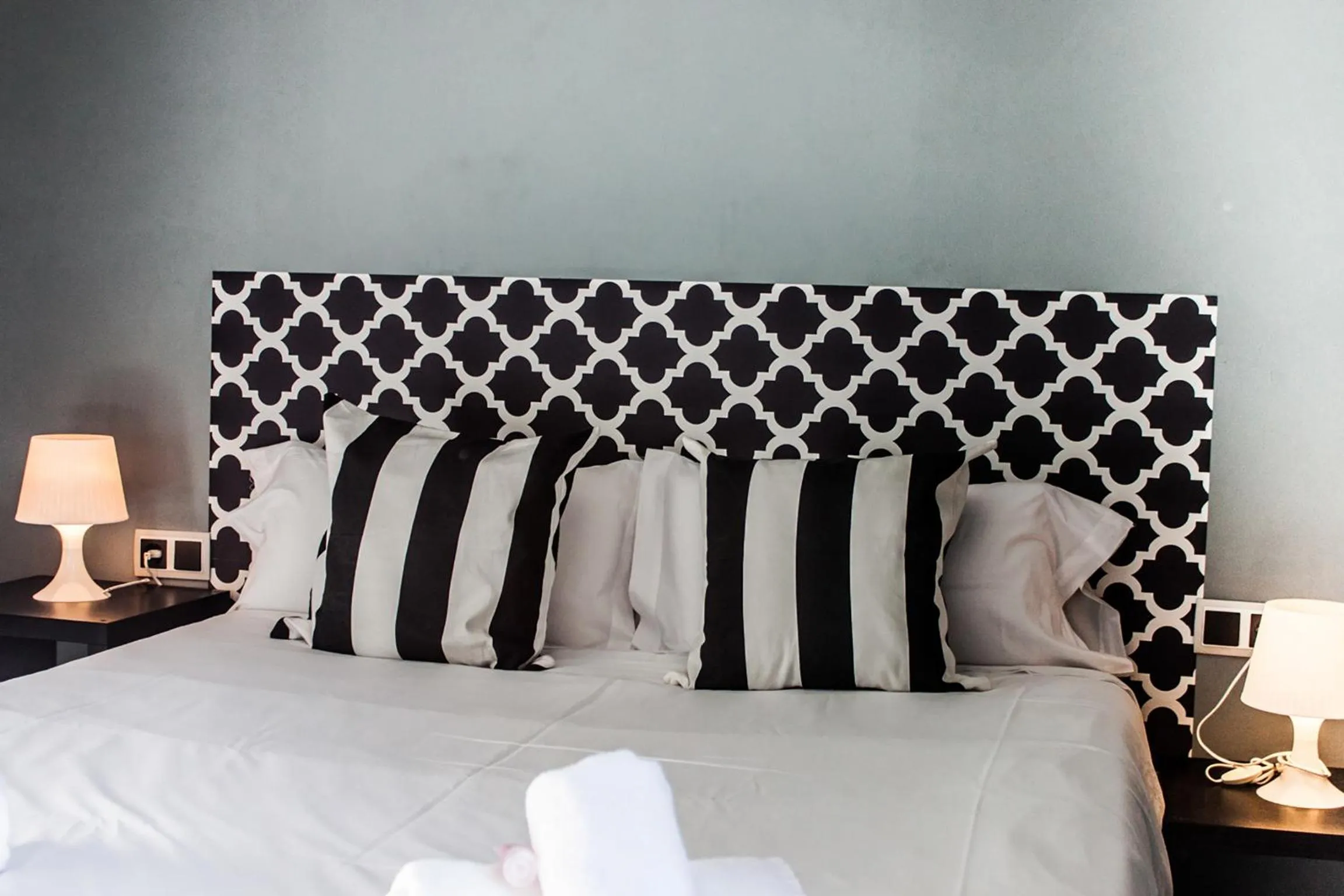 Decorative detail, Bed in Hostal Boutique Khronos