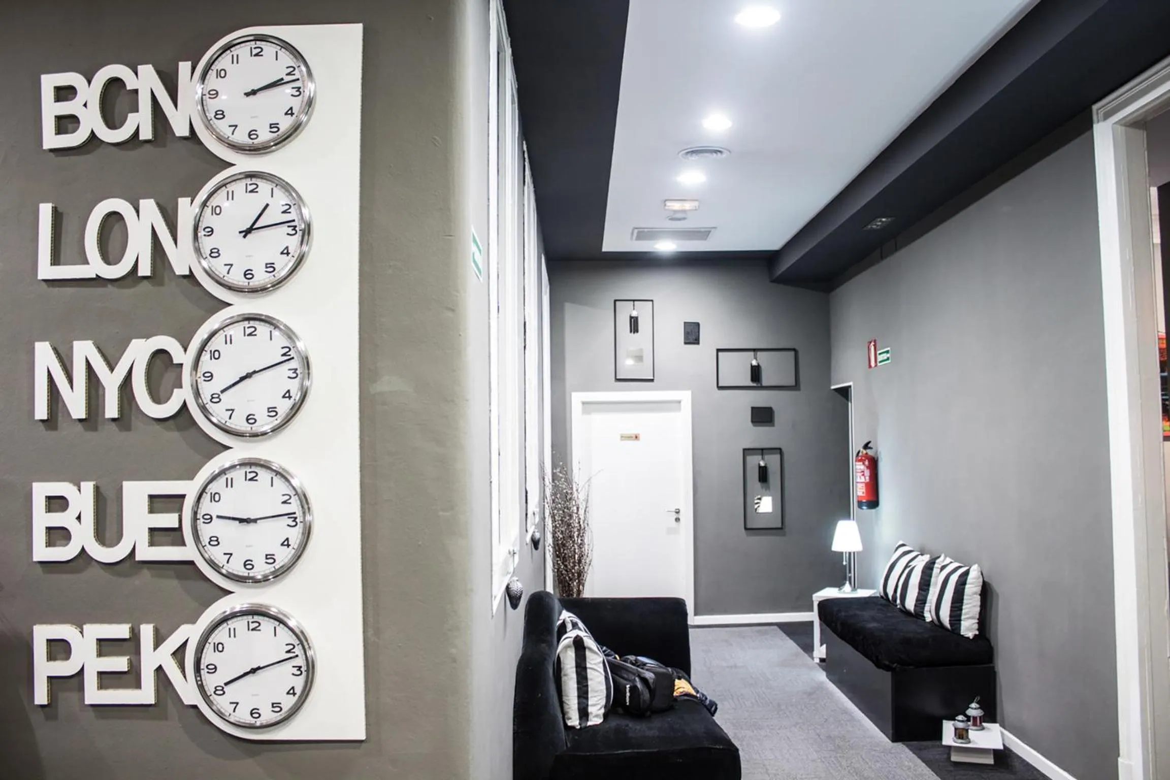 Lobby or reception in Hostal Boutique Khronos