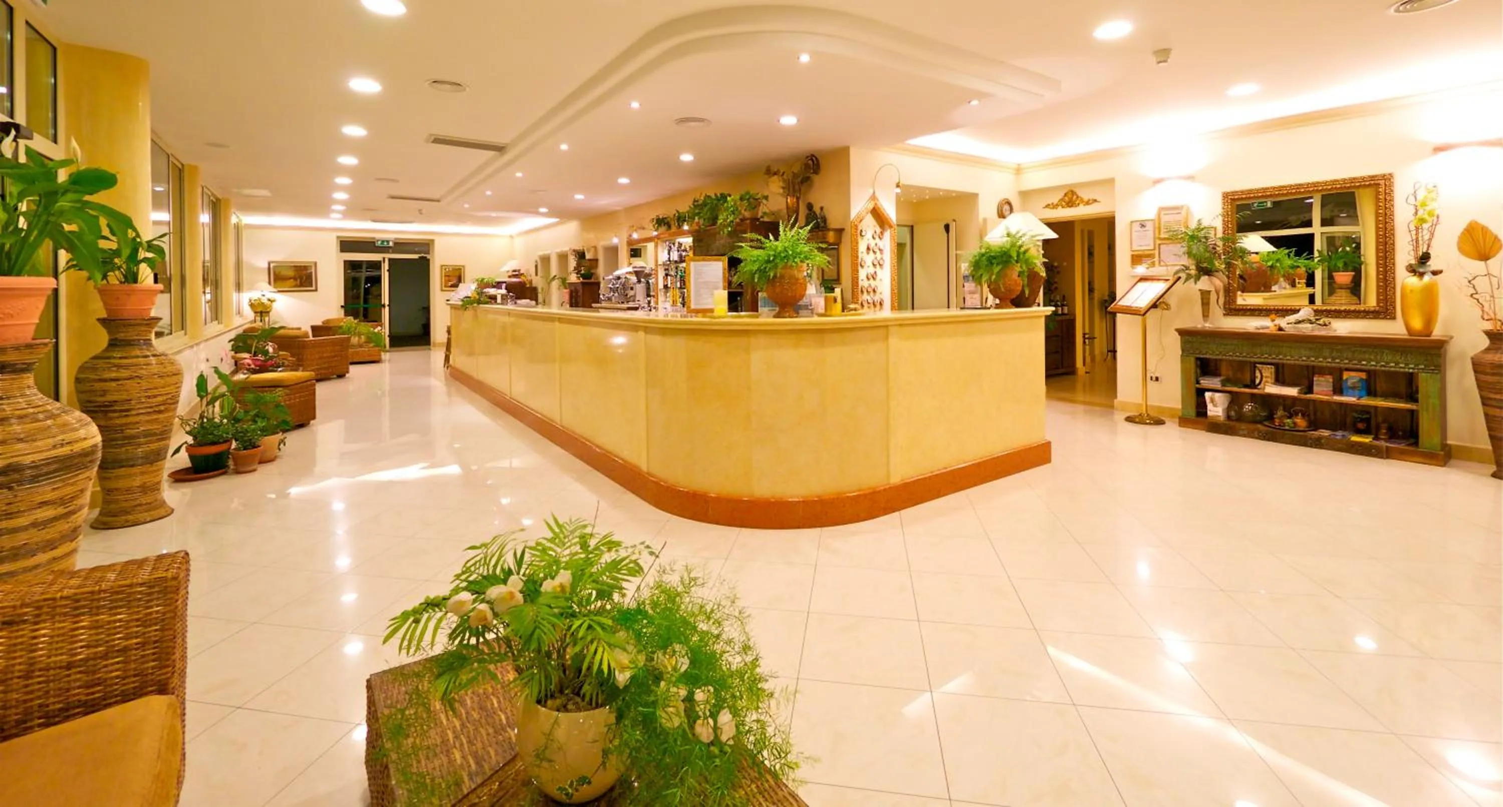 Lobby or reception in Hotel Azzurra