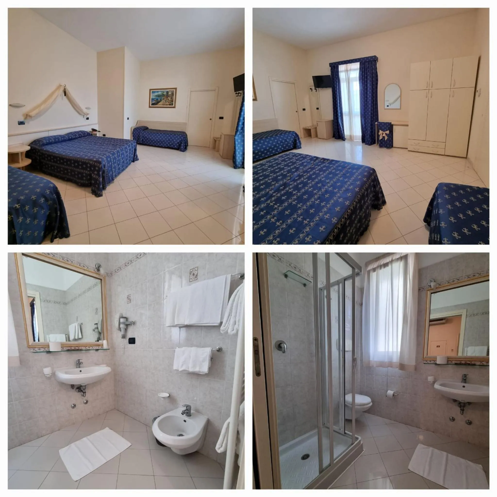 Bed in Hotel Azzurra