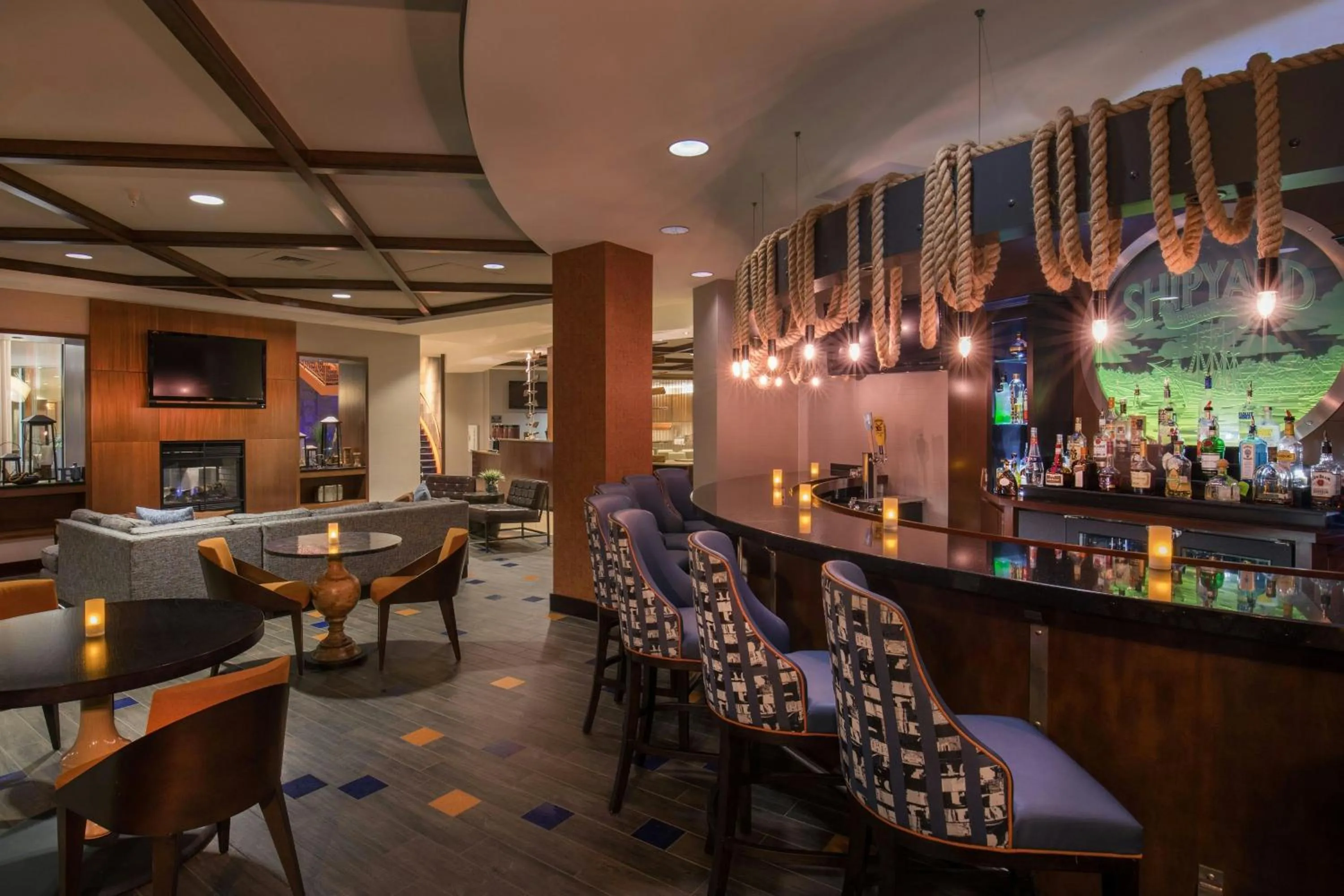 Lounge or bar in Residence Inn by Marriott Portland Downtown Waterfront