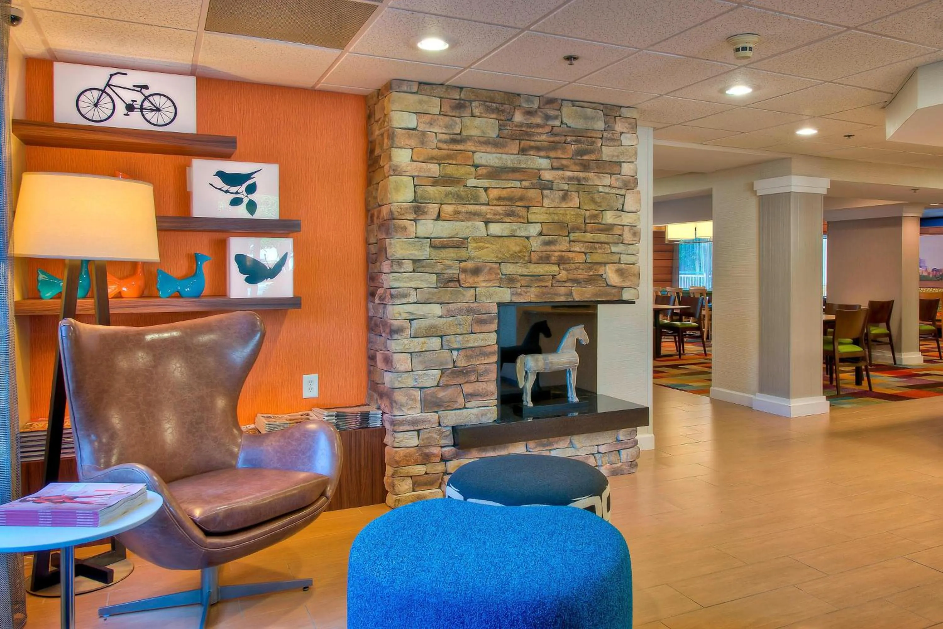 Lobby or reception in Fairfield Inn & Suites Raleigh Crabtree Valley